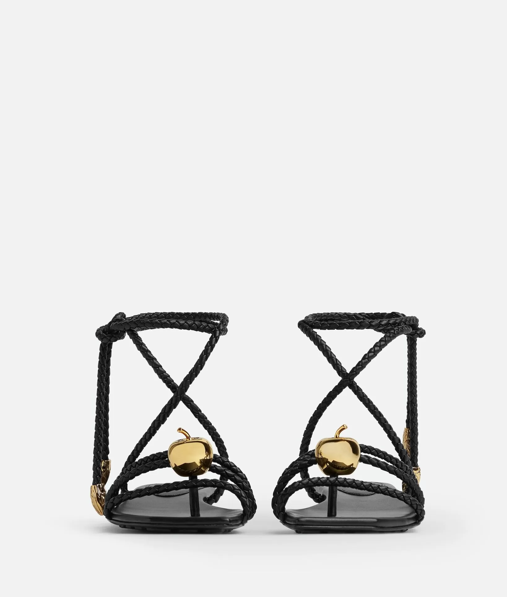 Sandals>Bottega Veneta Adam Flat Sandal Black