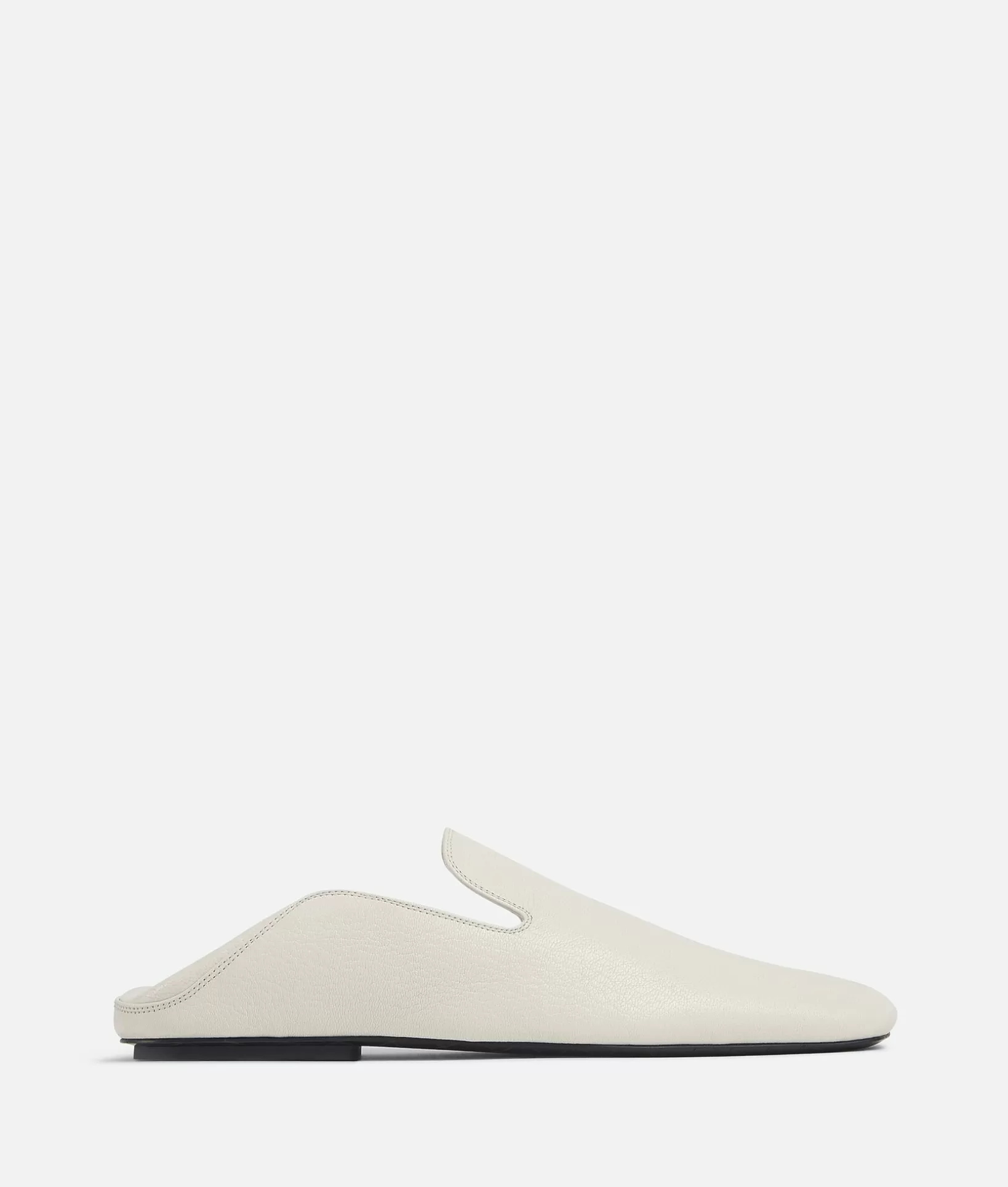 Flats>Bottega Veneta Adamo Slipper White