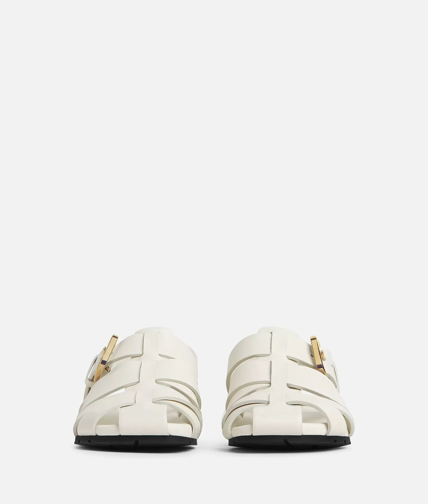 Flats | Sandals>Bottega Veneta Alfie Sandal White