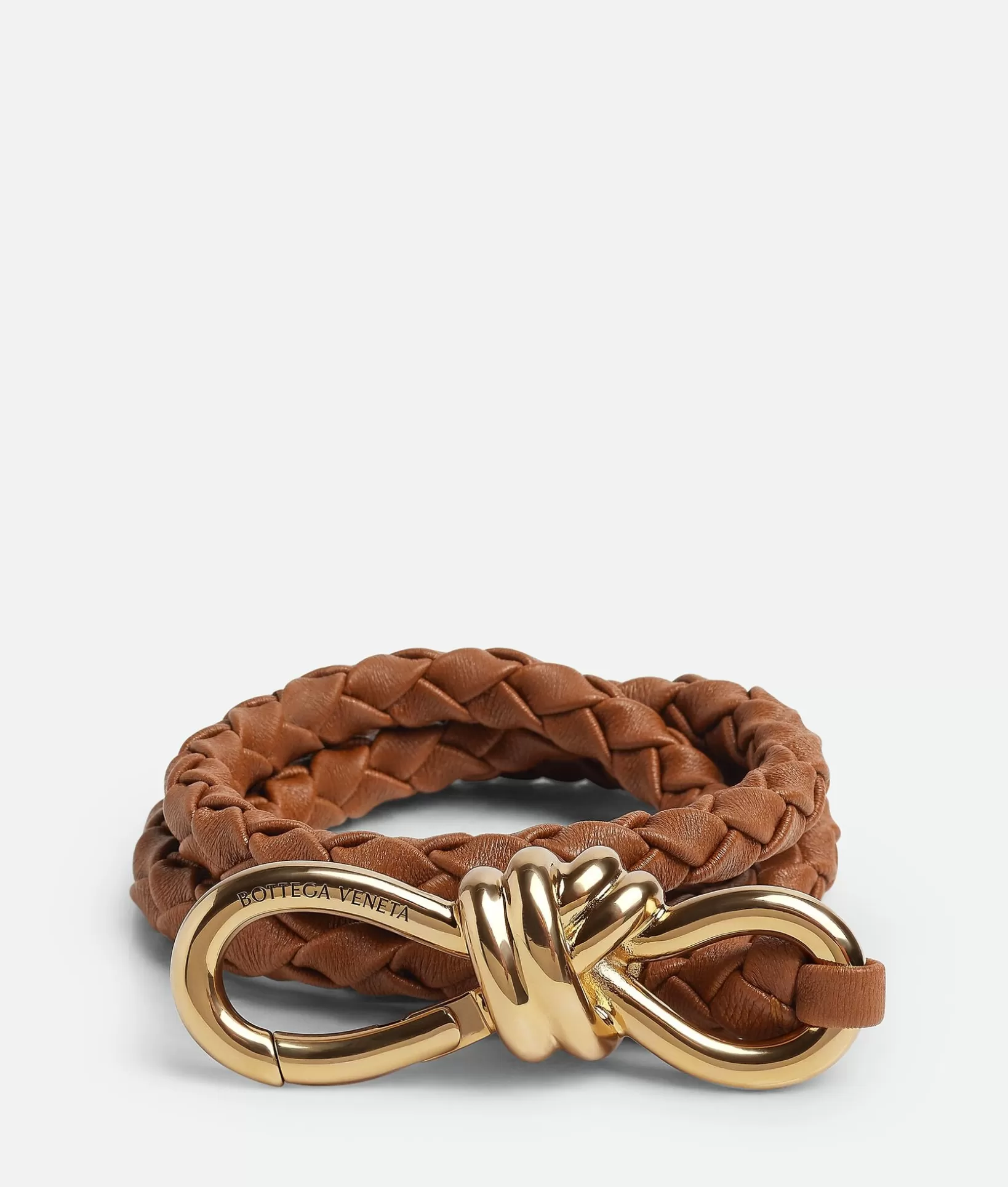 Belts>Bottega Veneta Andiamo Belt Cognac