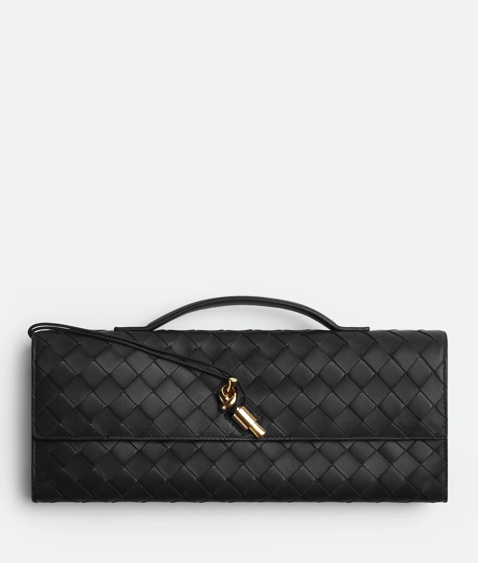 Clutch>Bottega Veneta Andiamo Clutch Black