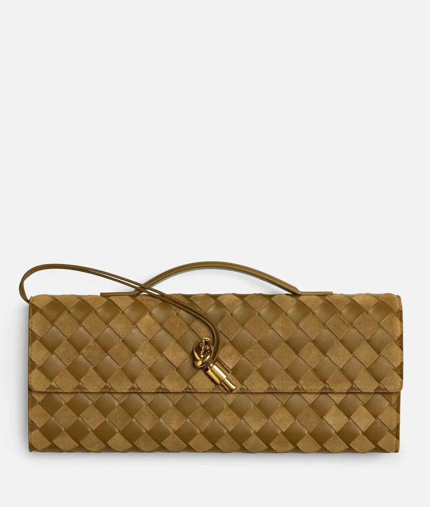 Clutch | Handle>Bottega Veneta Andiamo Clutch Acorn