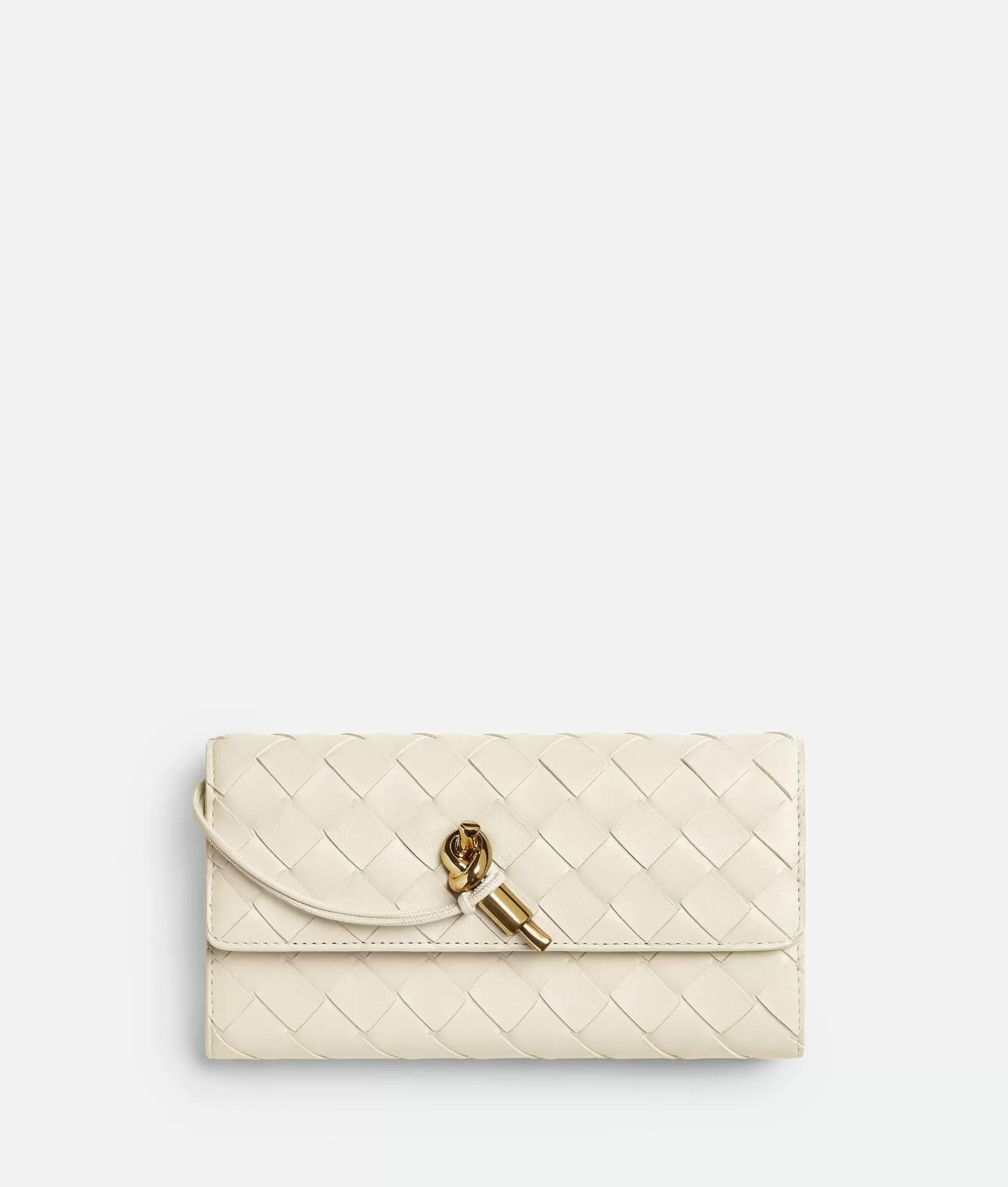 Long Wallets>Bottega Veneta Andiamo Large Flap Wallet Sea salt