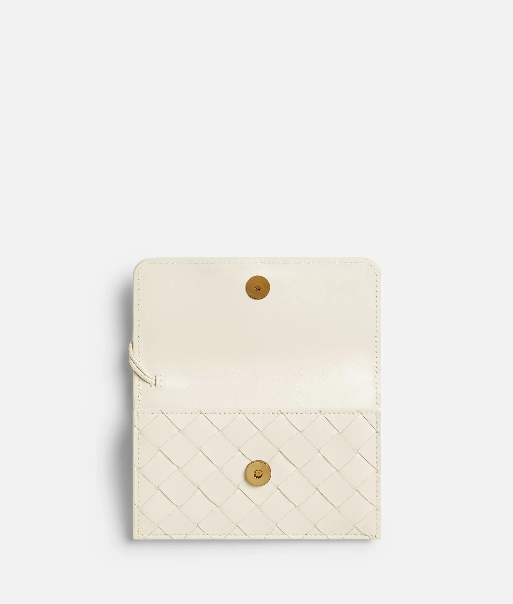 Card Cases>Bottega Veneta Andiamo Zippered Card Case Sea salt