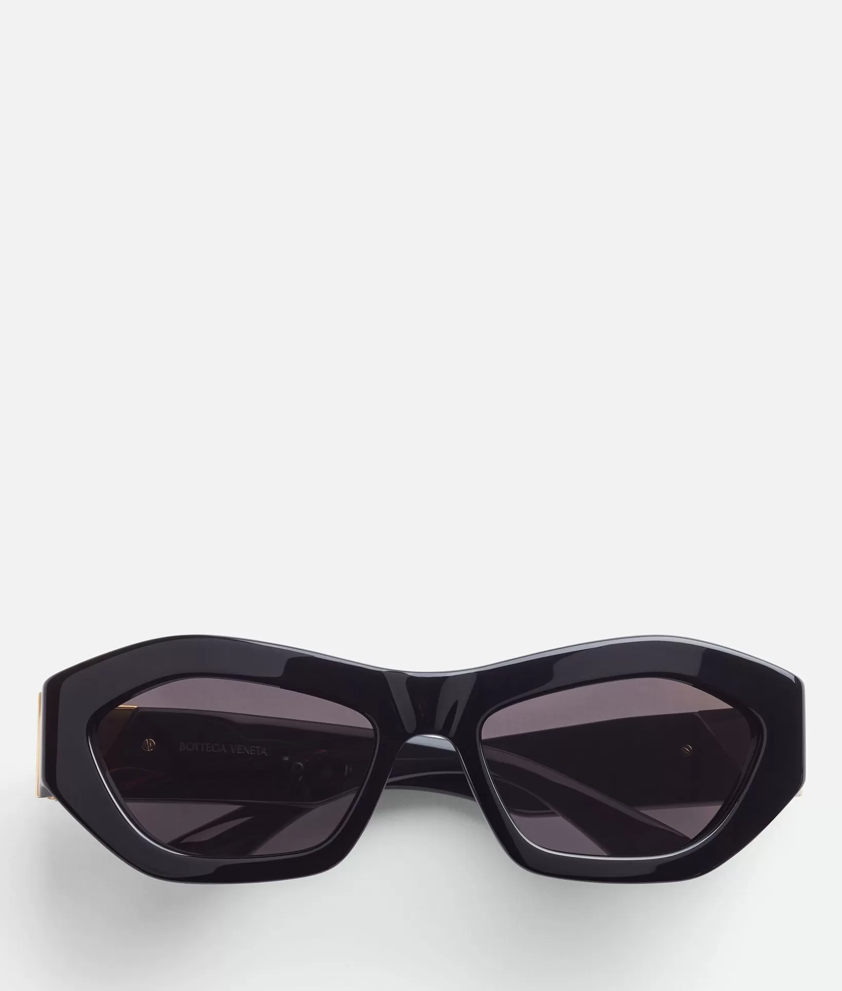 Sunglasses | Sunglasses>Bottega Veneta Angle Hexagonal Sunglasses Black / Grey