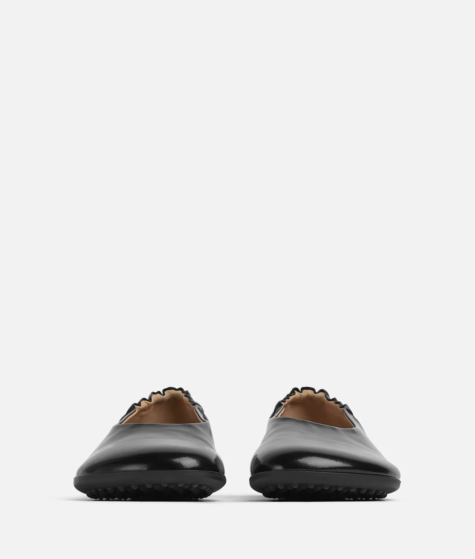 Flats>Bottega Veneta Atomic Ballerina Flat Black