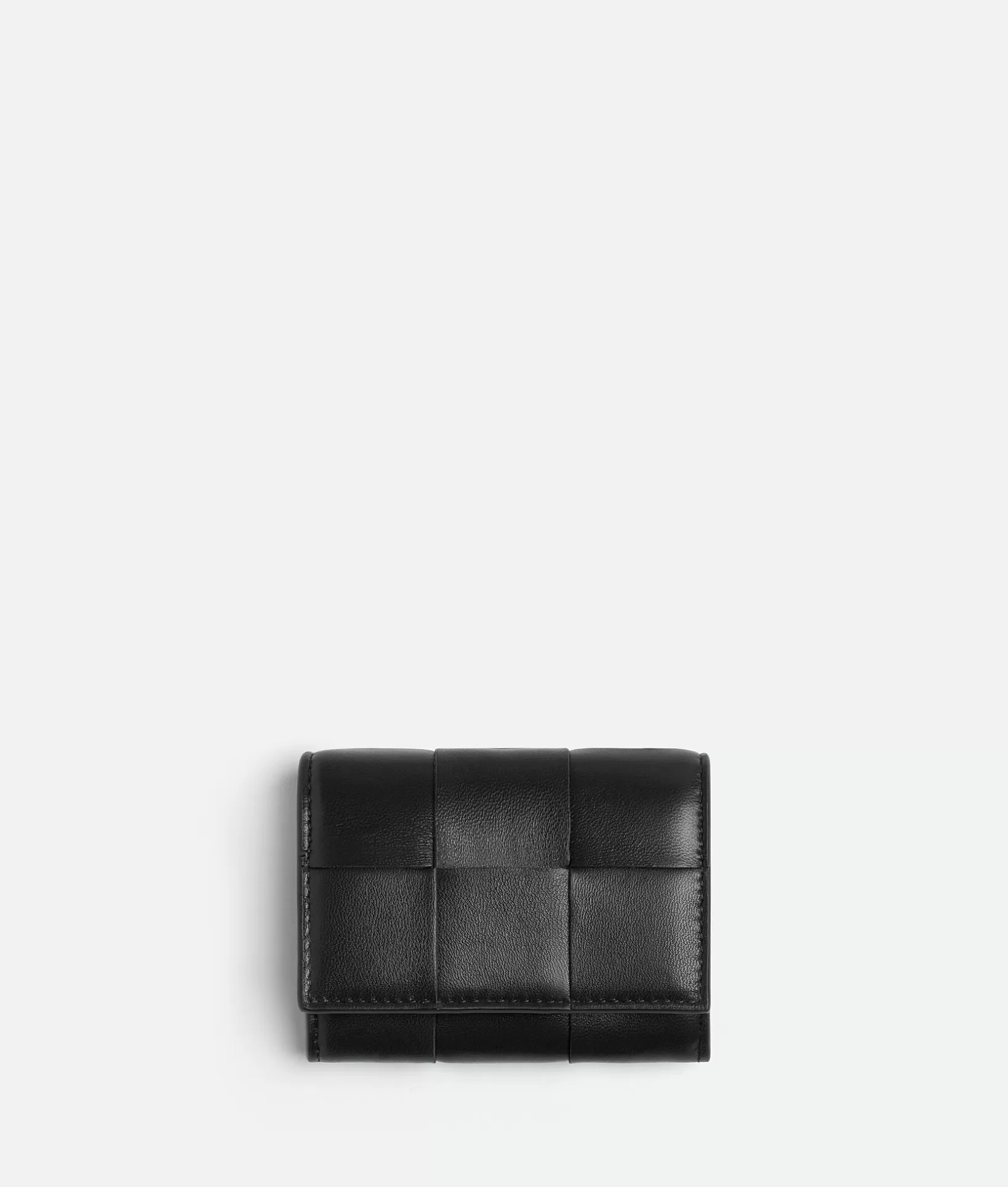 Card Cases>Bottega Veneta Bi-Fold Card Case Black