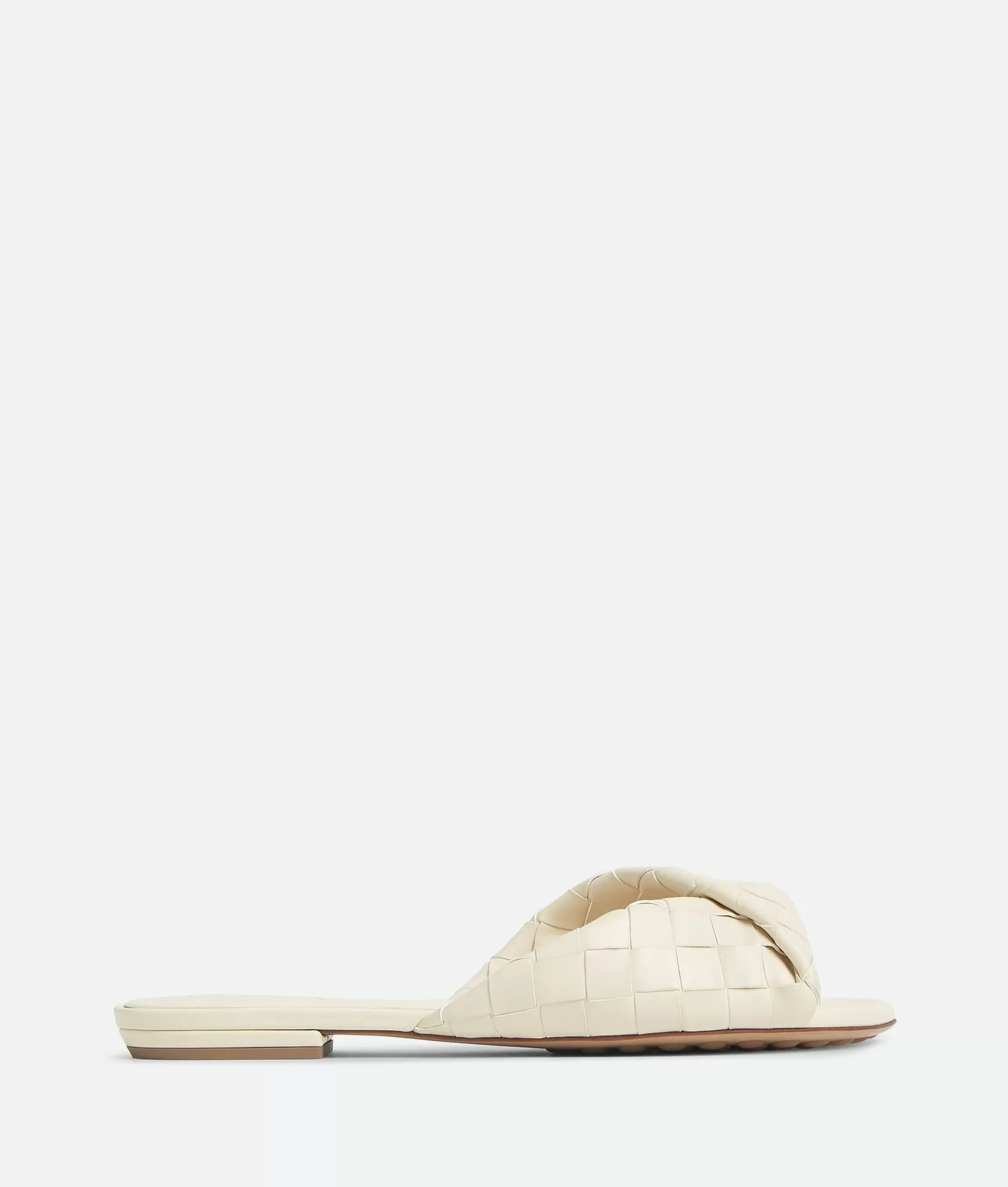 Sandals>Bottega Veneta Blink Flat Mule Sea salt