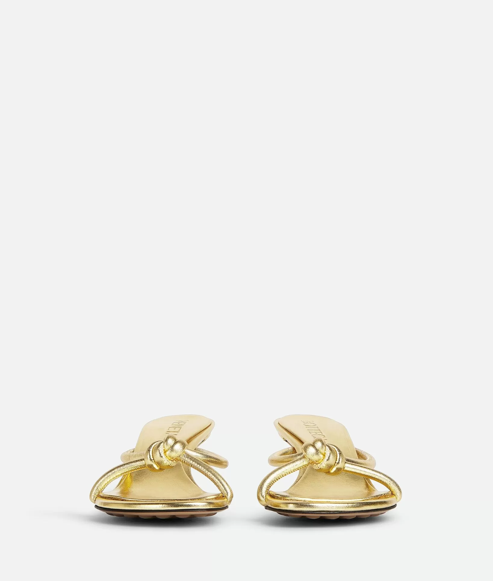 Sandals>Bottega Veneta Blink Mule Gold