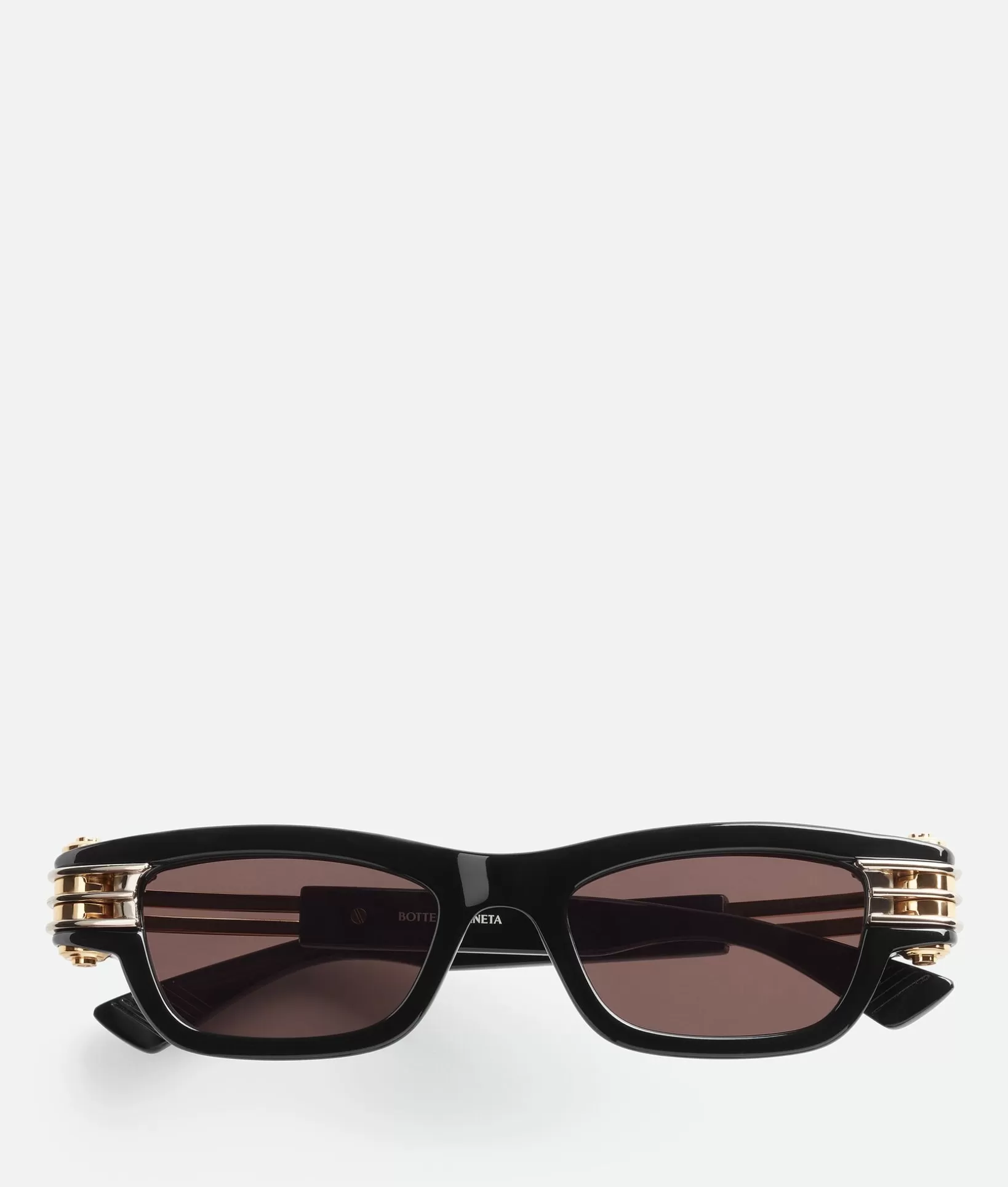 Sunglasses | Sunglasses>Bottega Veneta Bolt Squared Sunglasses Black/grey