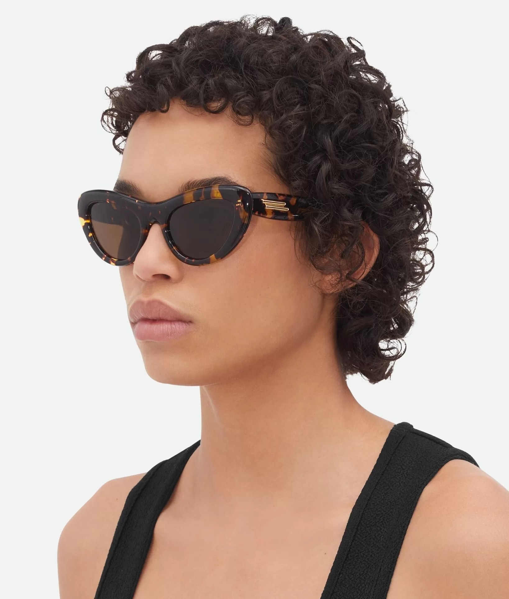 Sunglasses | Sunglasses>Bottega Veneta Bombe Cat Eye Sunglasses Havana/brown