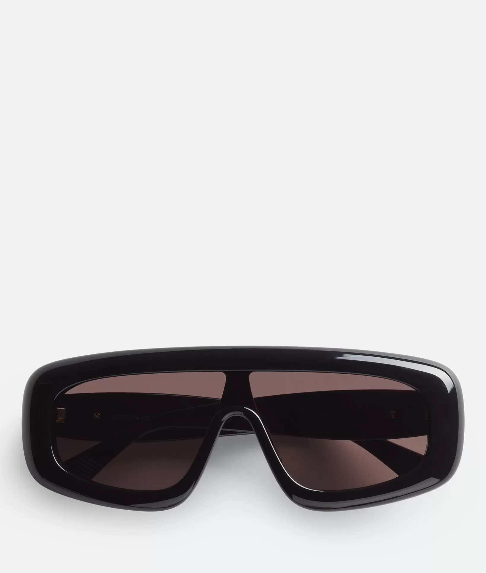 Sunglasses | Sunglasses>Bottega Veneta Bombe Shield Sunglasses Black/grey