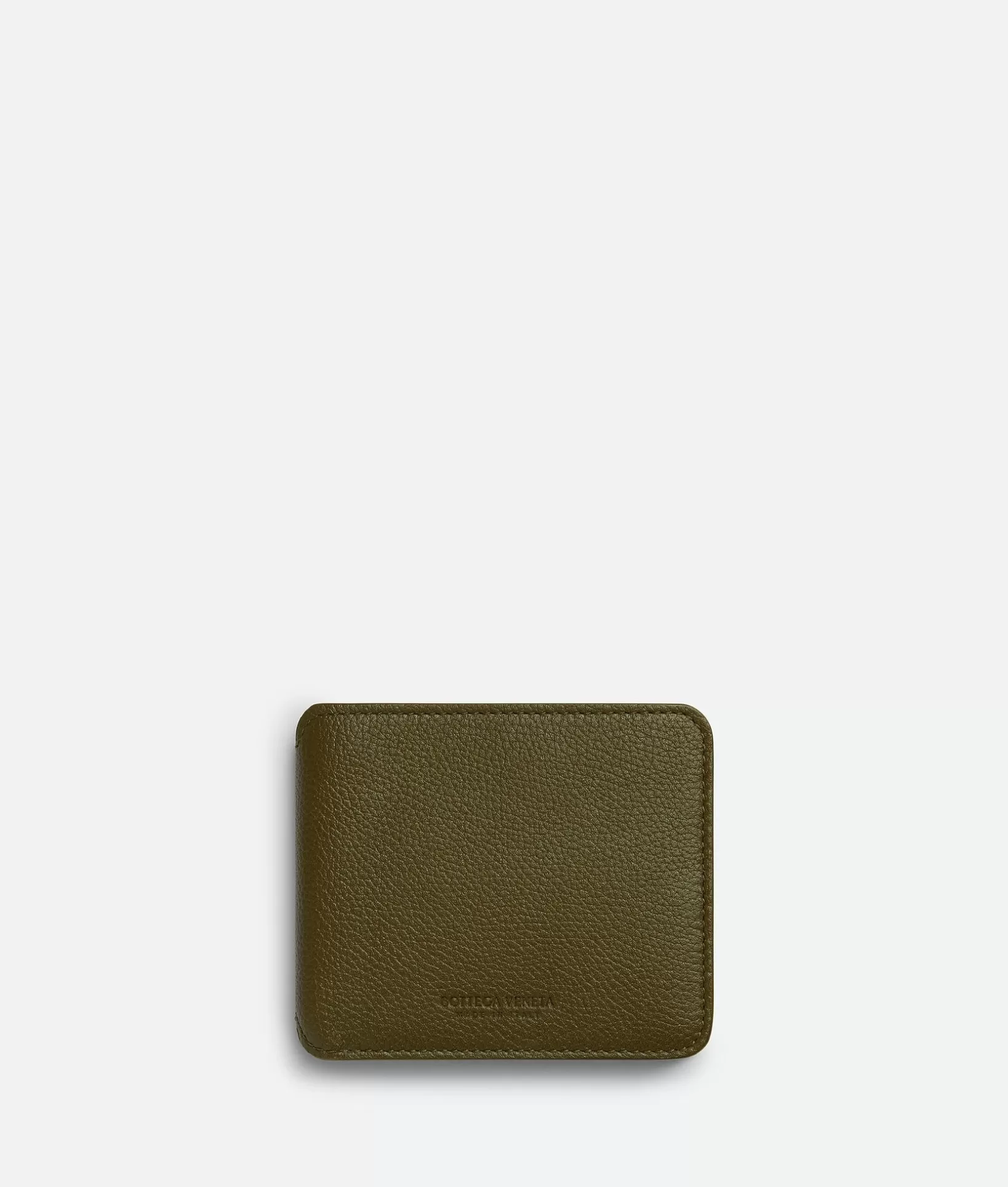 Small Wallets>Bottega Veneta Booster Bi-Fold Wallet Olive oil/space/fondant