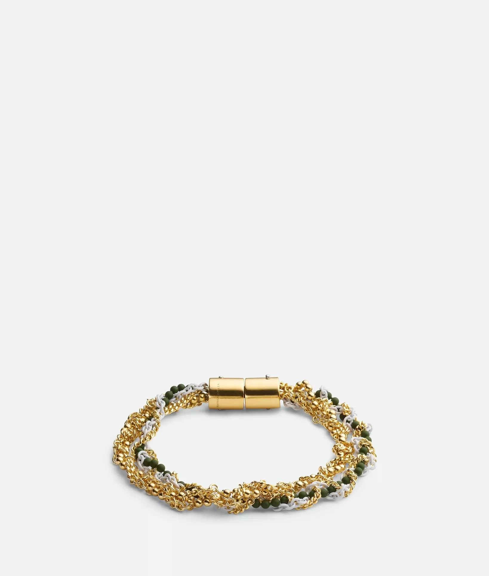 Bracelets>Bottega Veneta Braid Bracelet Dark green