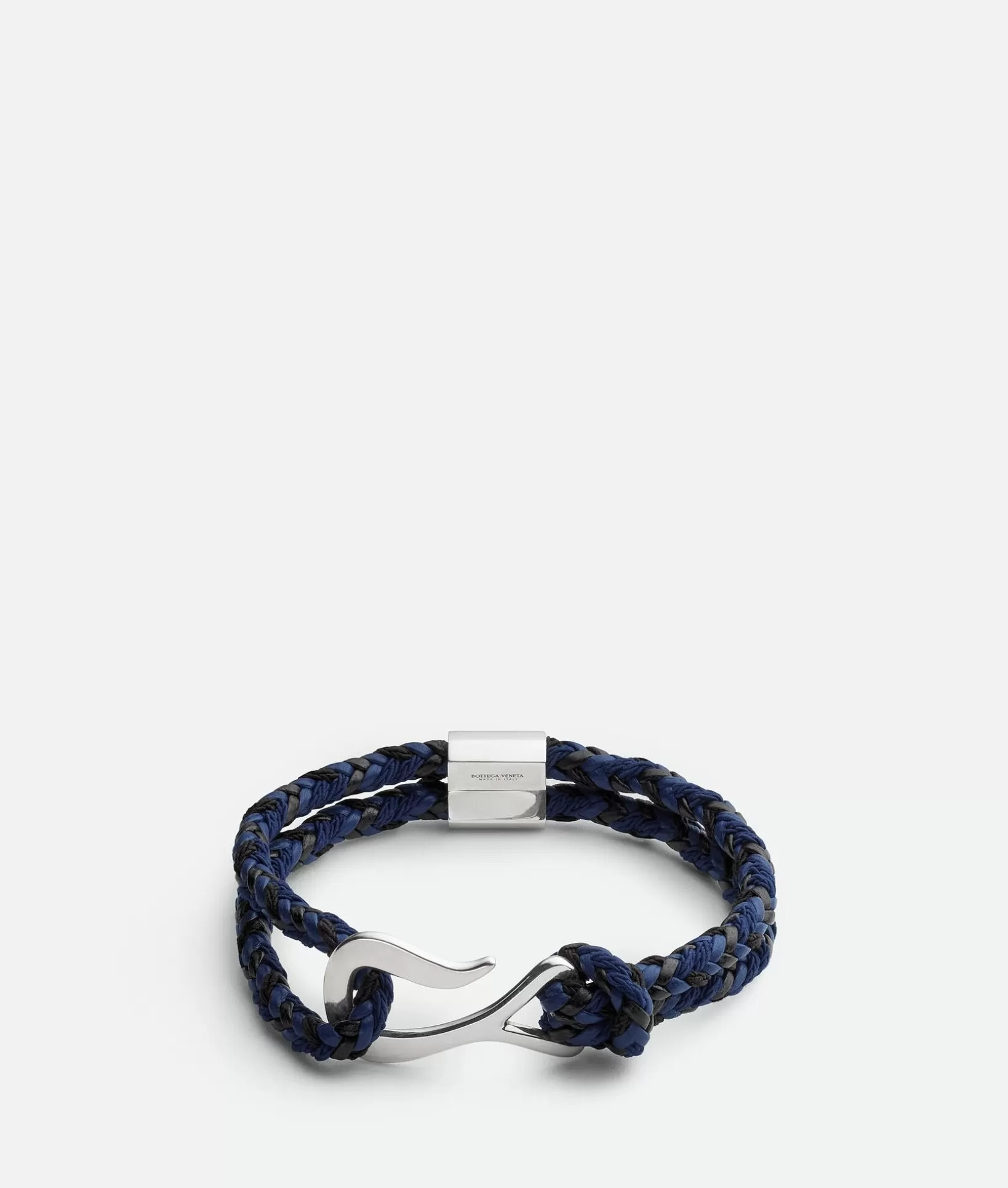 Bracelets>Bottega Veneta Braid Leather Bracelet Duke/black