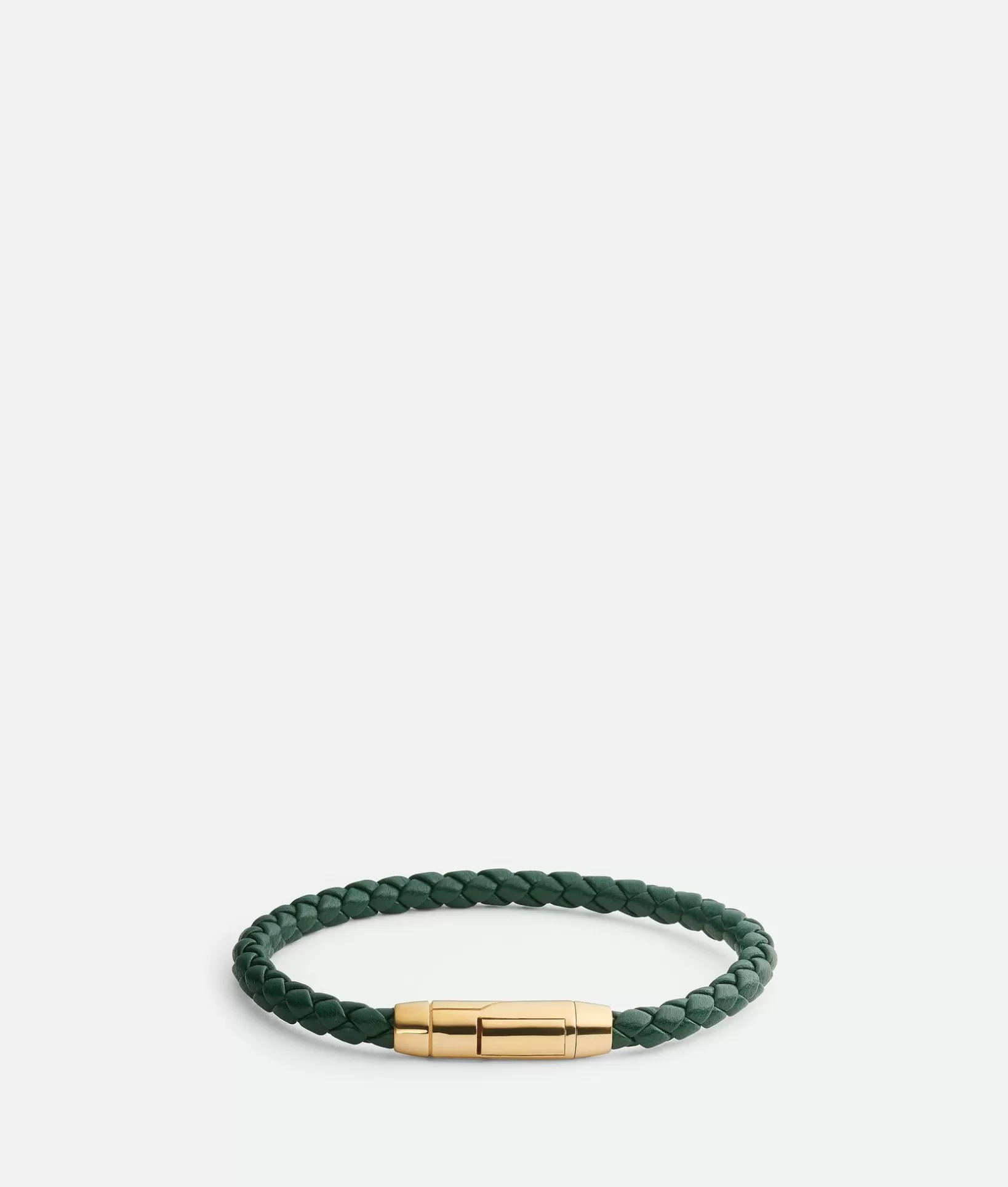 Bracelets | Bracelets>Bottega Veneta Braid Leather Bracelet Emerald green