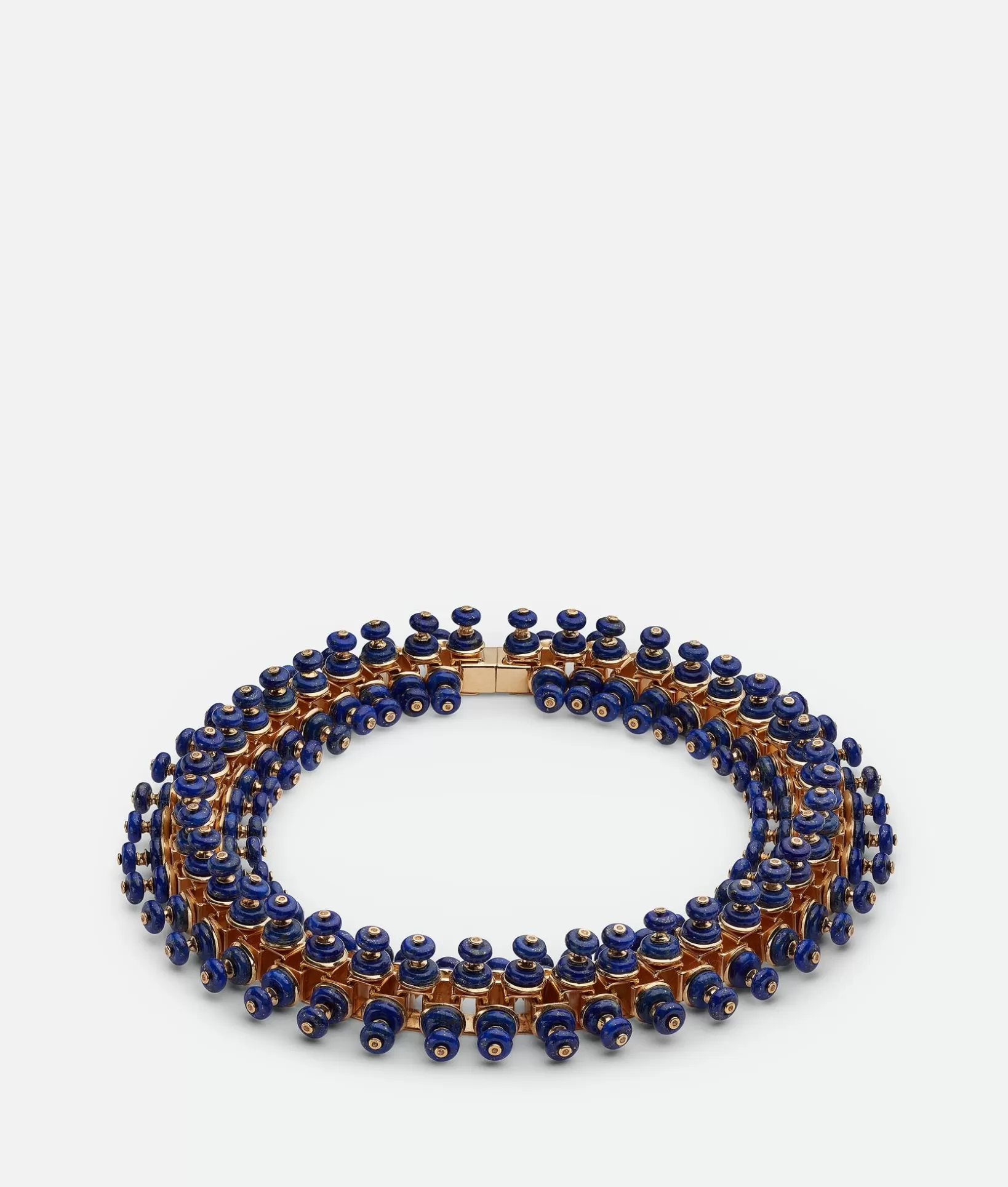 Necklaces>Bottega Veneta Bubble Necklace Lapis/white