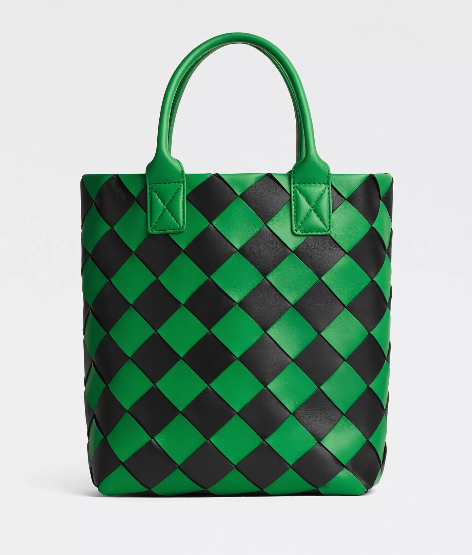 Bottega Series>Bottega Veneta Cabat Grass/black