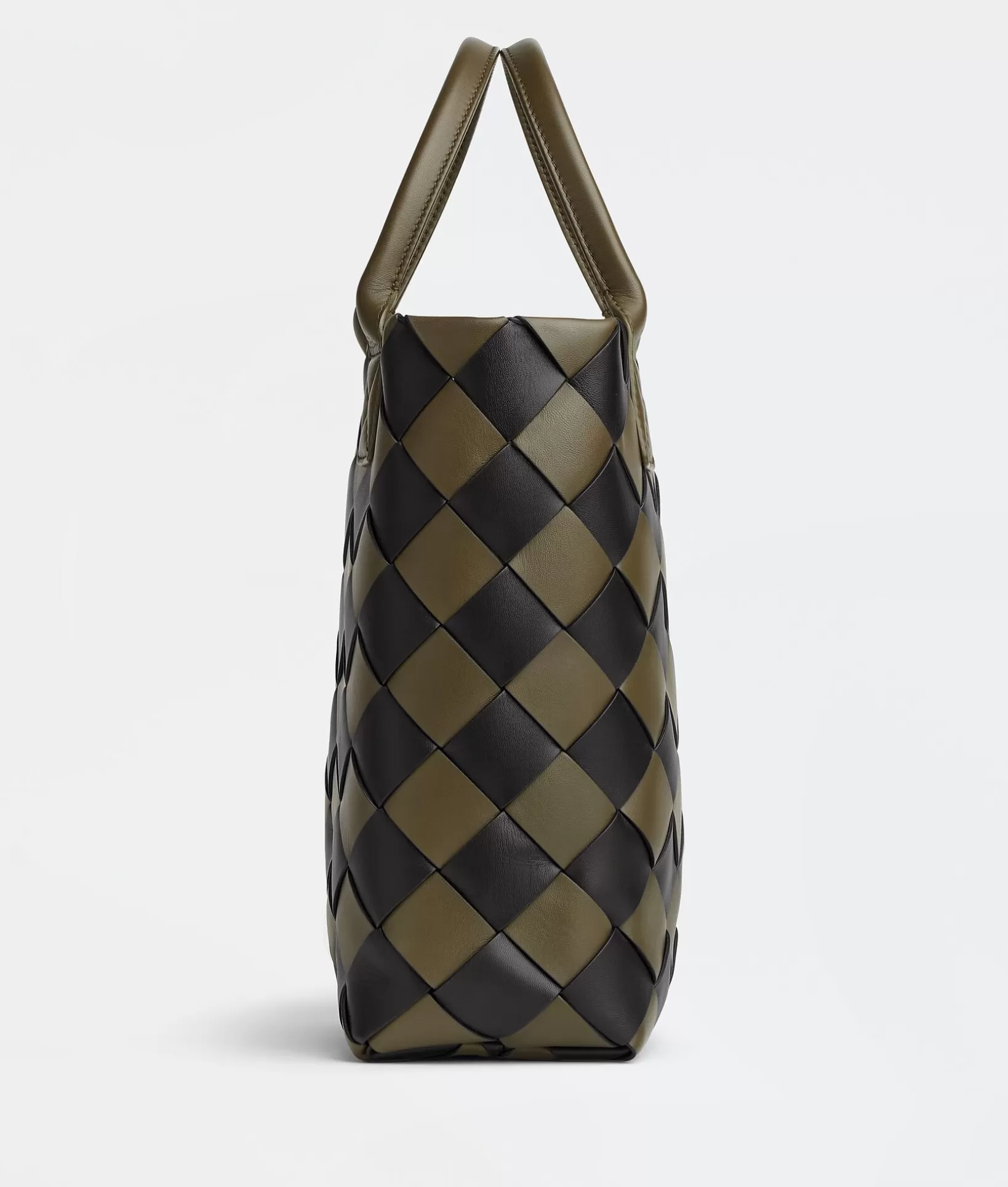 Bottega Series>Bottega Veneta Cabat Mustard/black