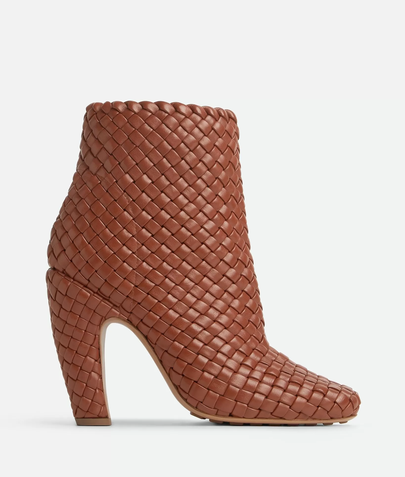 Boots>Bottega Veneta Canalazzo Ankle Boot Brown sugar