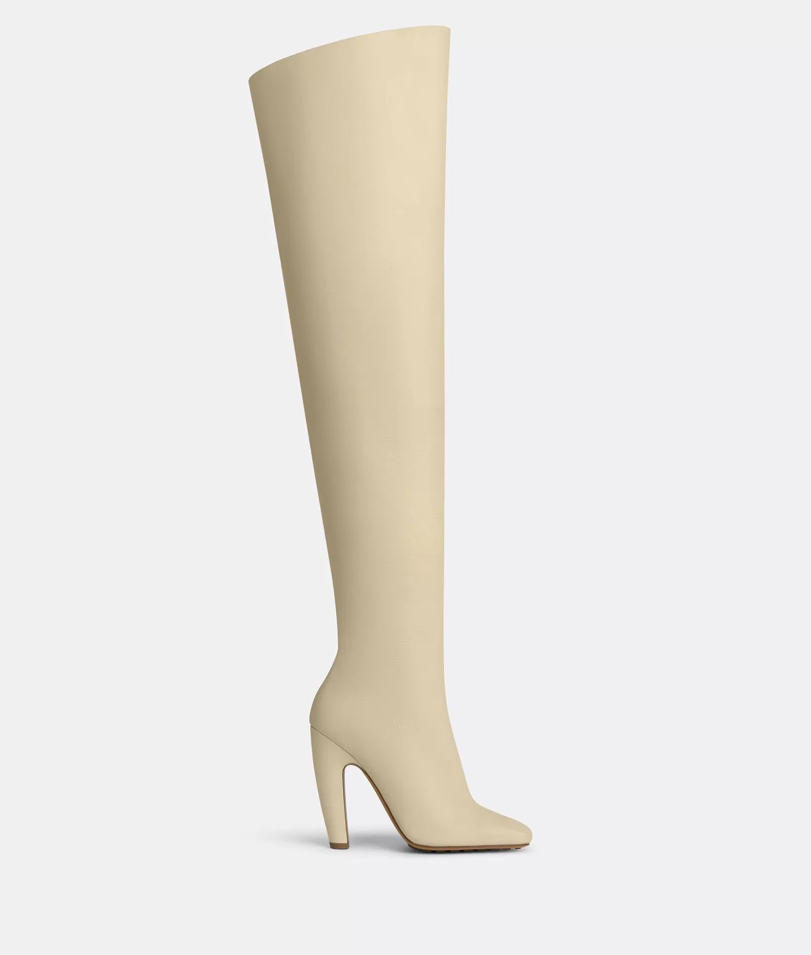 Boots>Bottega Veneta Canalazzo Over-The-Knee Boot Butter