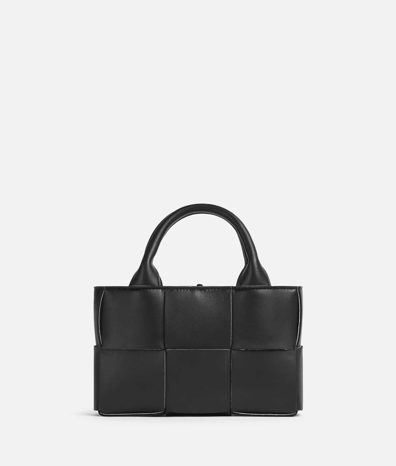 Shopper | Mini>Bottega Veneta Candy Arco Tote Bag Black / White