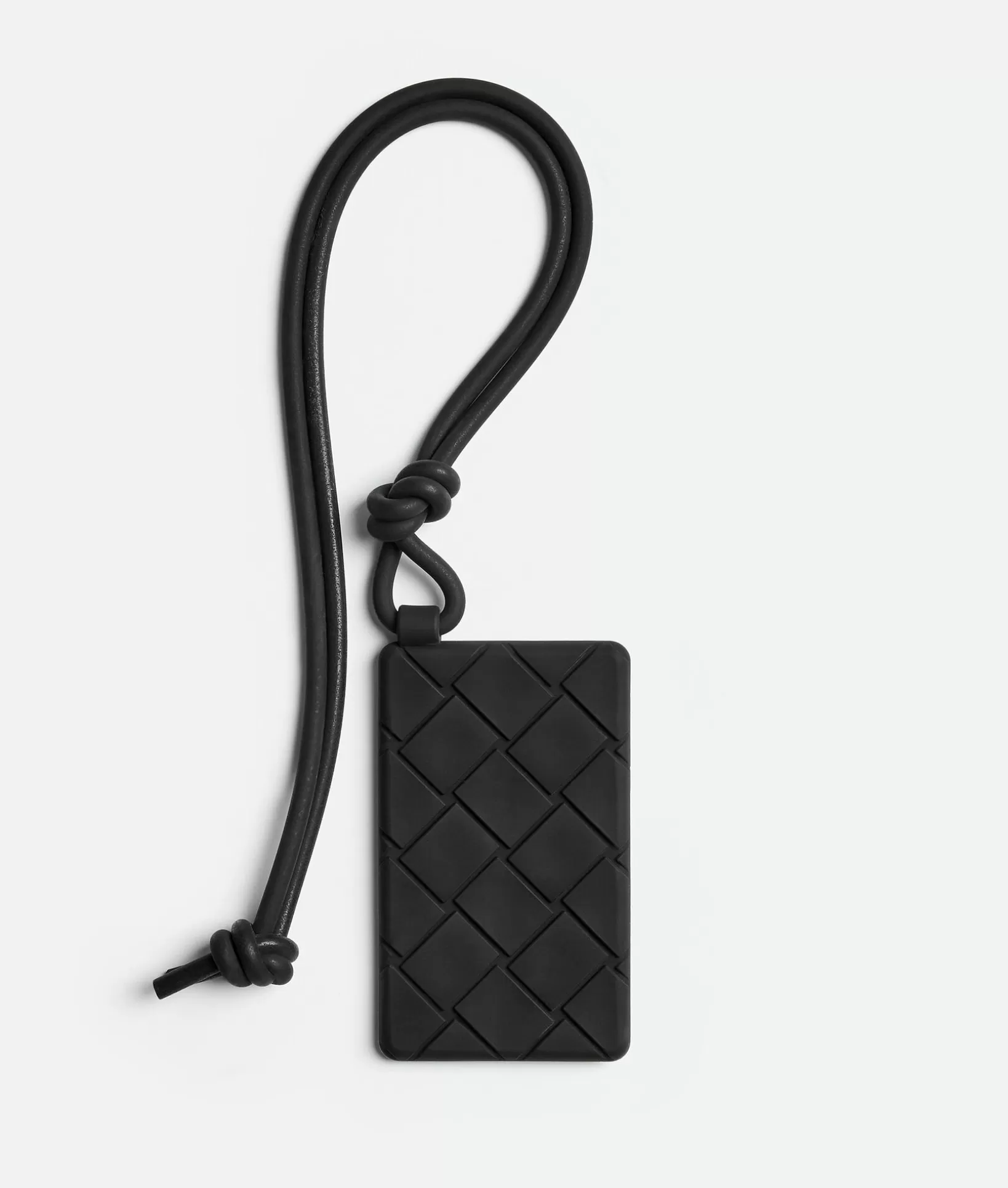 Card Cases>Bottega Veneta Card Case On Strap Black