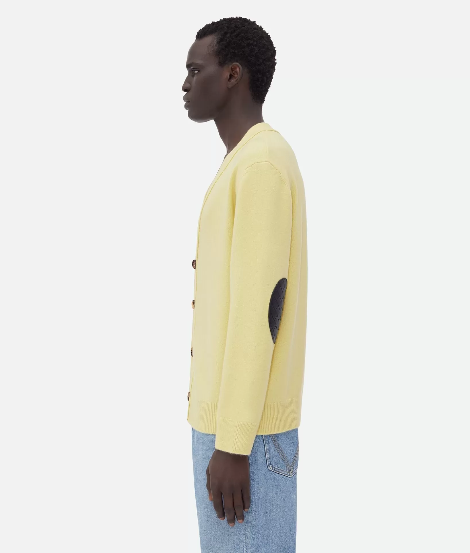 Knitwear>Bottega Veneta Cashmere Cardigan Sherbert