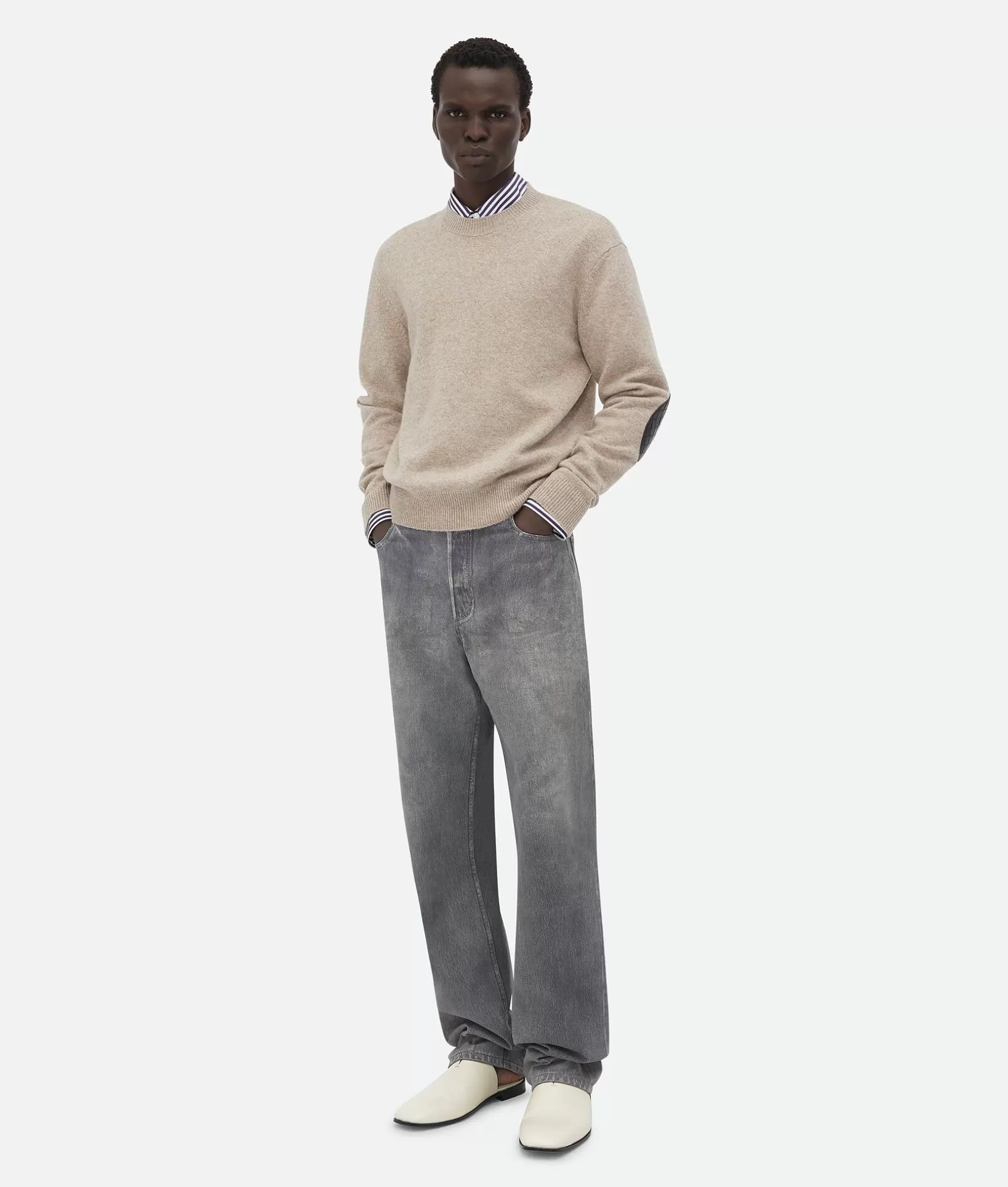 Knitwear>Bottega Veneta Cashmere Jumper Desert