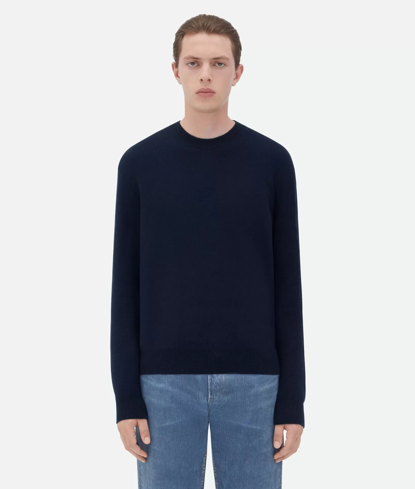 Knitwear>Bottega Veneta Cashmere Jumper Navy