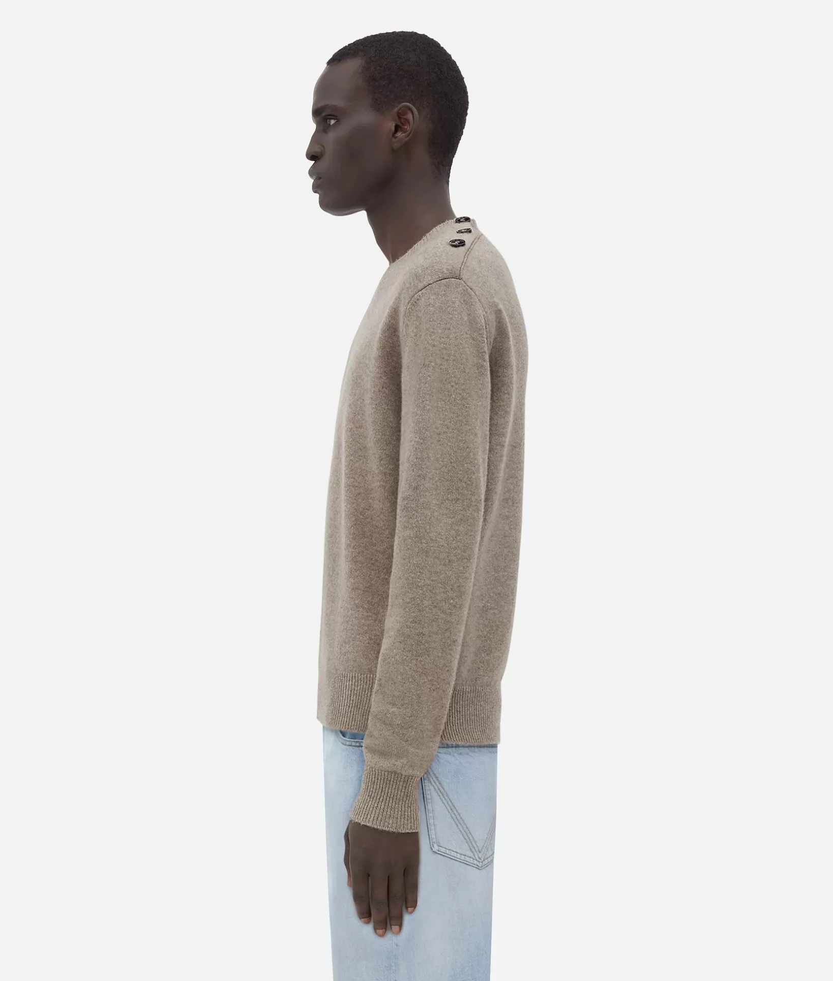 Knitwear>Bottega Veneta Cashmere Sweater Desert