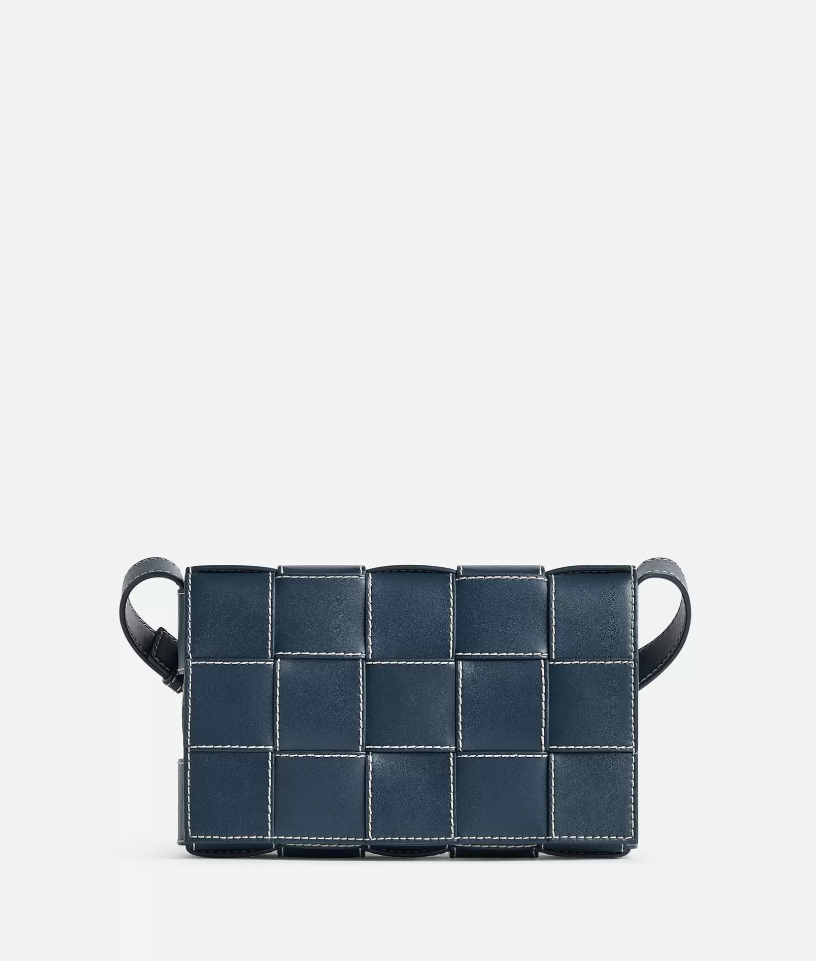 Crossbody>Bottega Veneta Cassette Deep blue/natural