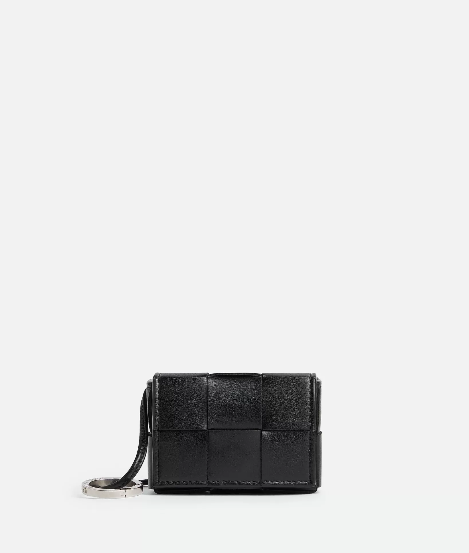 Key Rings | Tech>Bottega Veneta Cassette Airpods Case On Strap Black