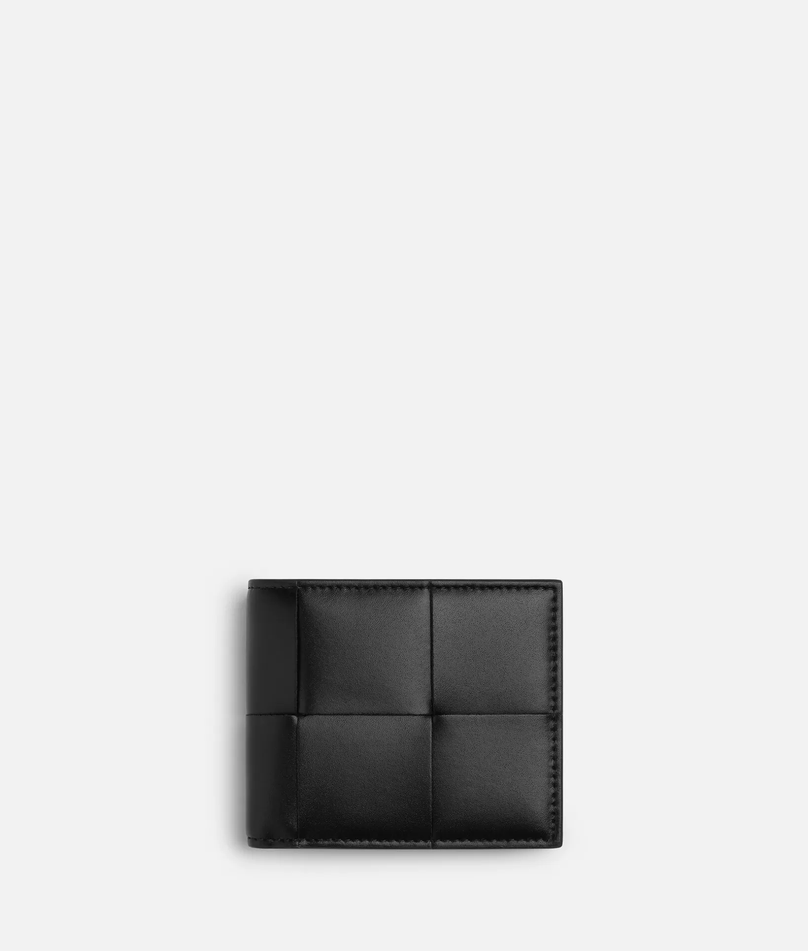 Small Wallets>Bottega Veneta Cassette Bi-Fold Wallet Black/parakeet