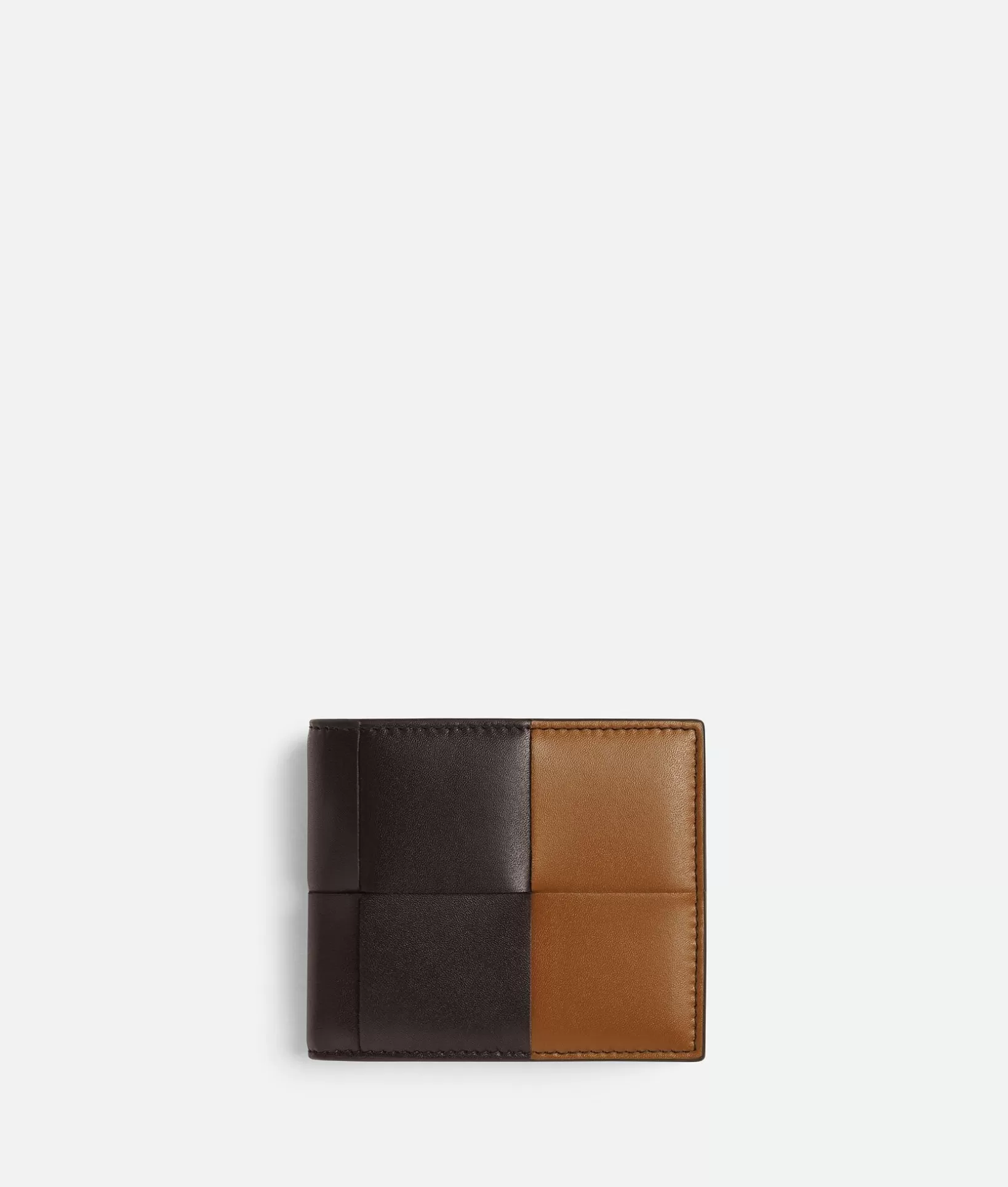 Small Wallets>Bottega Veneta Cassette Bi-Fold Wallet With Coin Purse Fondant/wood