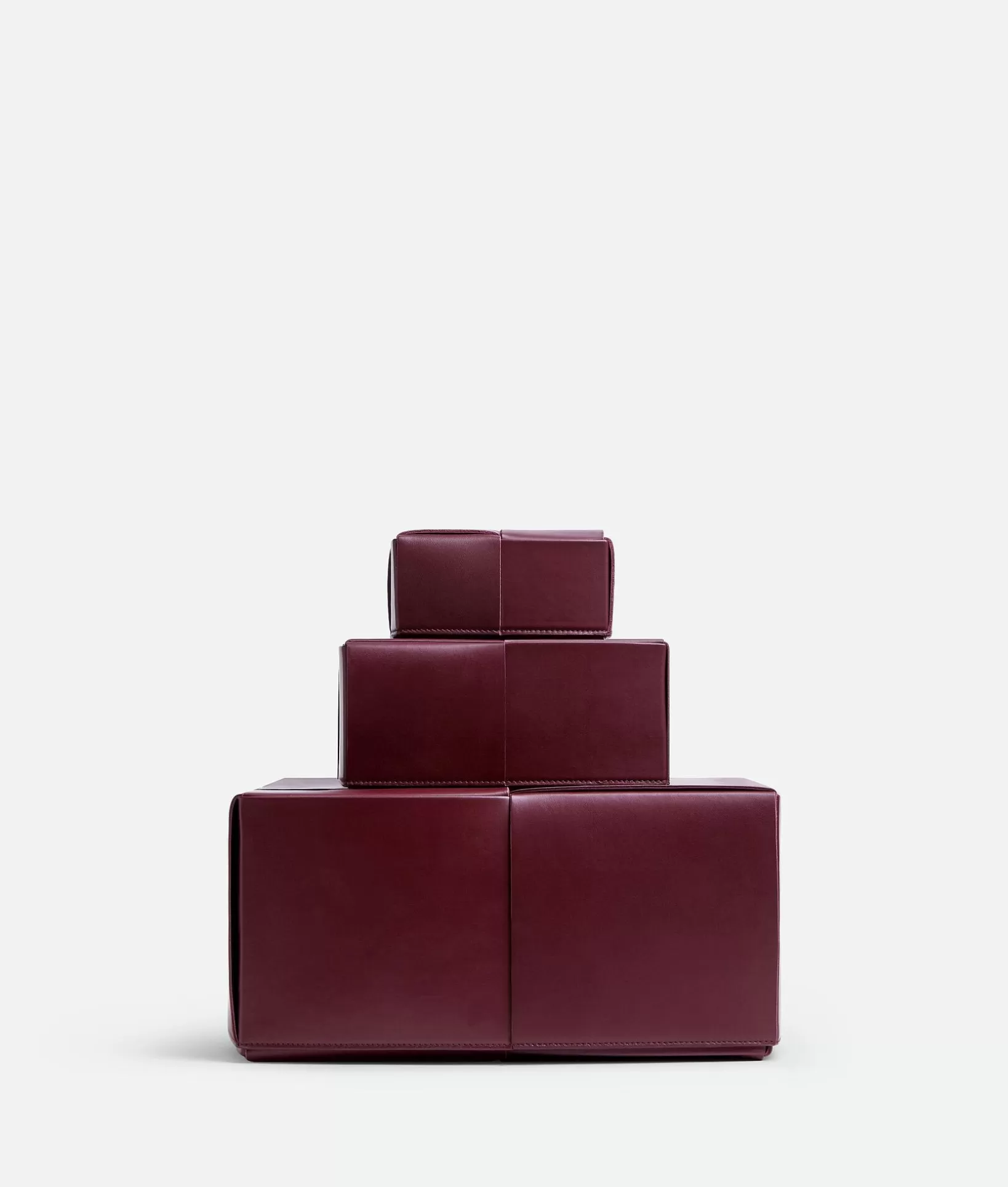 Leather Accessories>Bottega Veneta Cassette Box - L Barolo