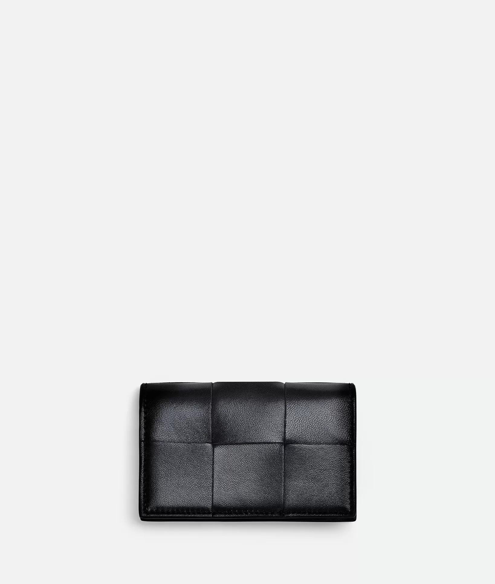 Card Cases>Bottega Veneta Cassette Business Card Case Black