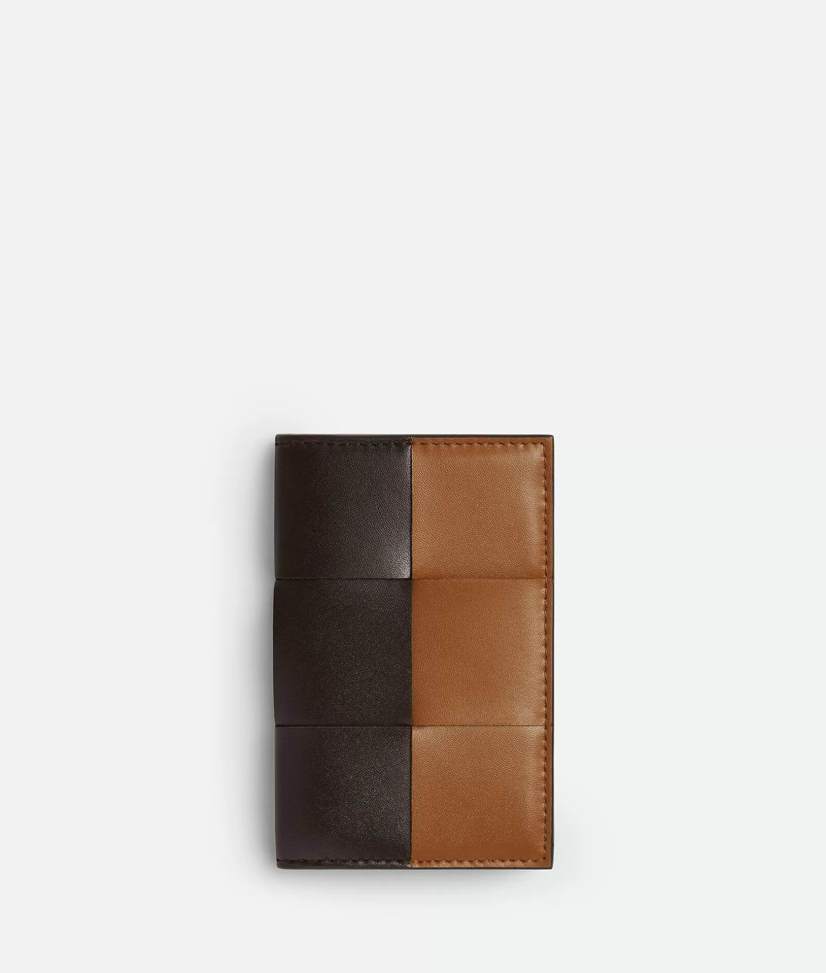 Card Cases>Bottega Veneta Cassette Flap Card Case Fondant/wood