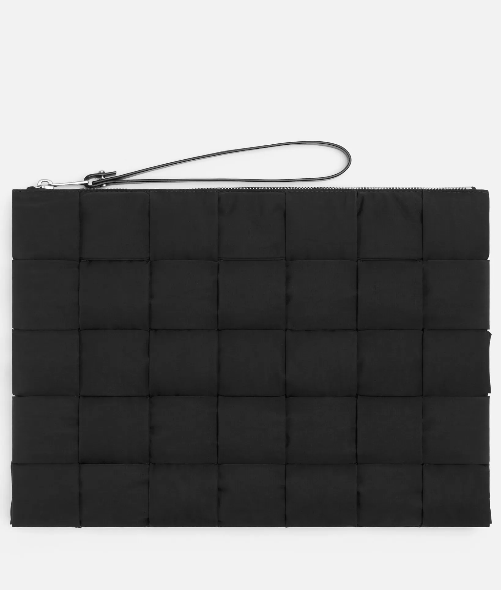 Pouches>Bottega Veneta Cassette Large Flat Pouch Black