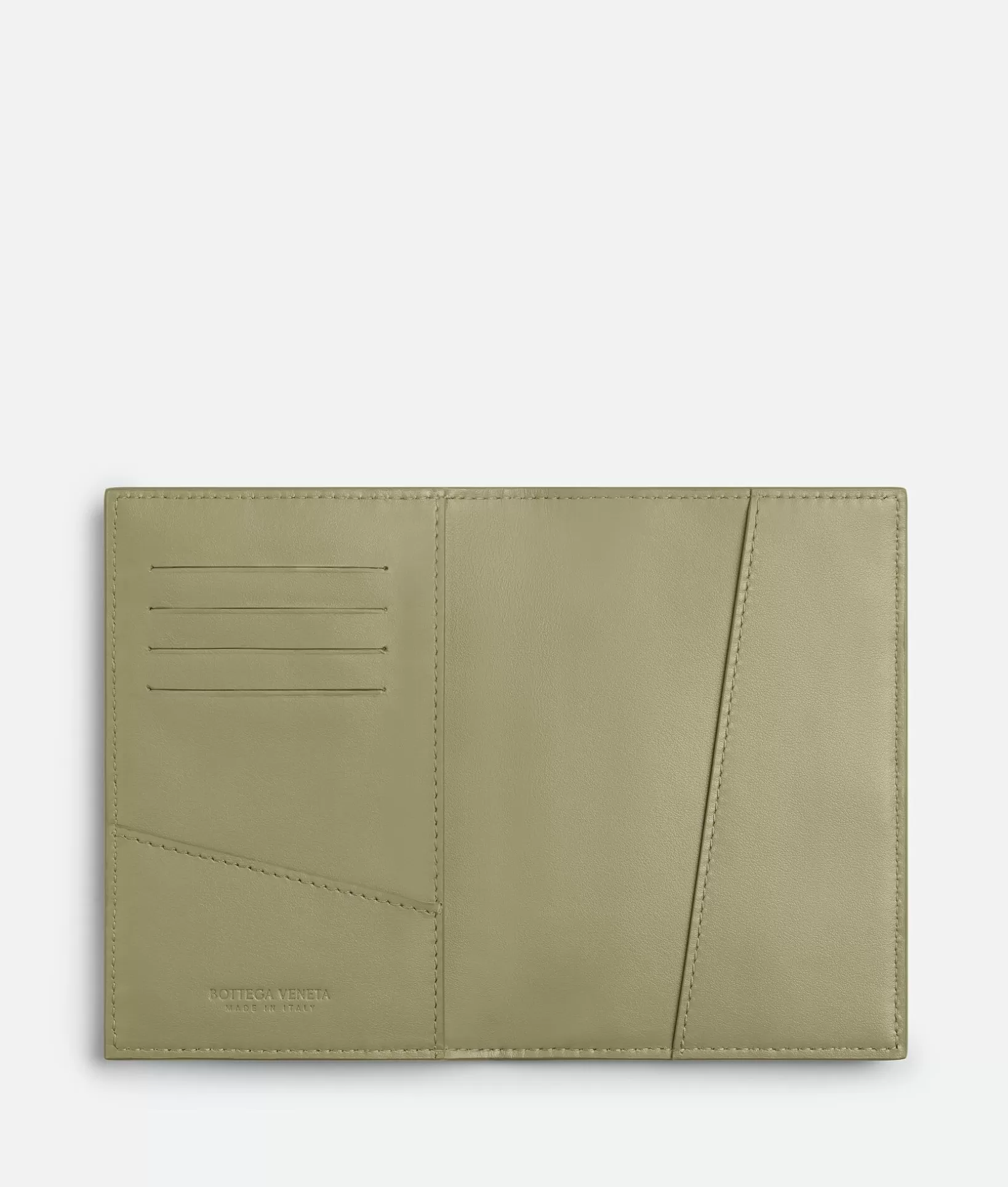 Pouches And Travel Accessories | Pouches And Travel Accessories>Bottega Veneta Cassette Passport Case Travertine