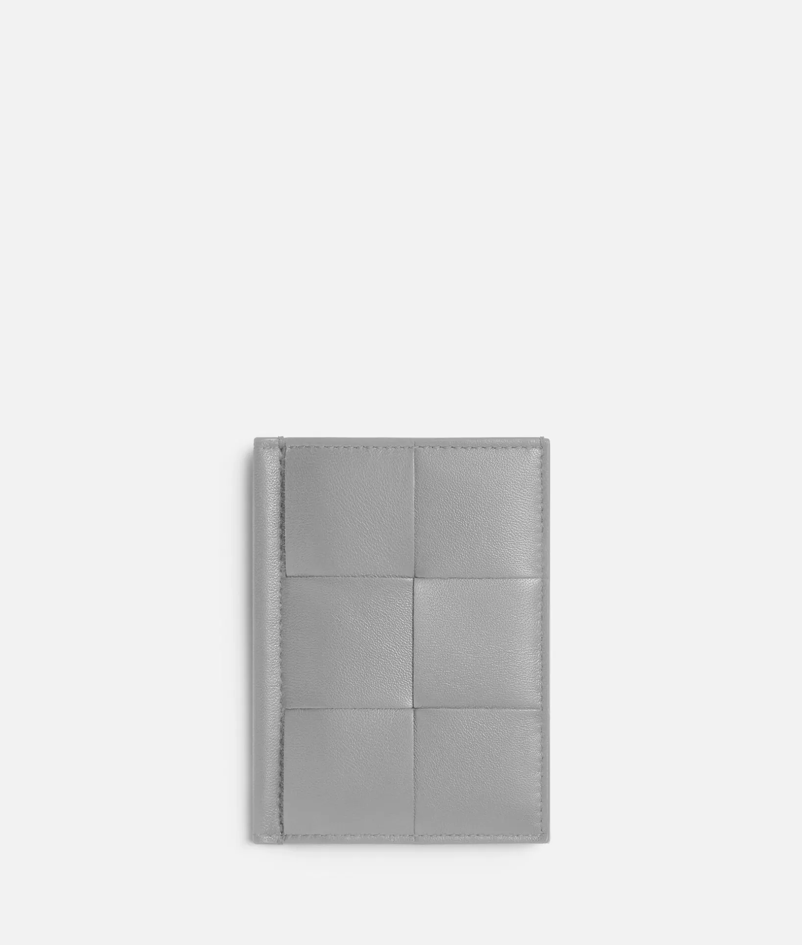 Card Cases>Bottega Veneta Cassette Slim Flap Card Case Sterling/zenith