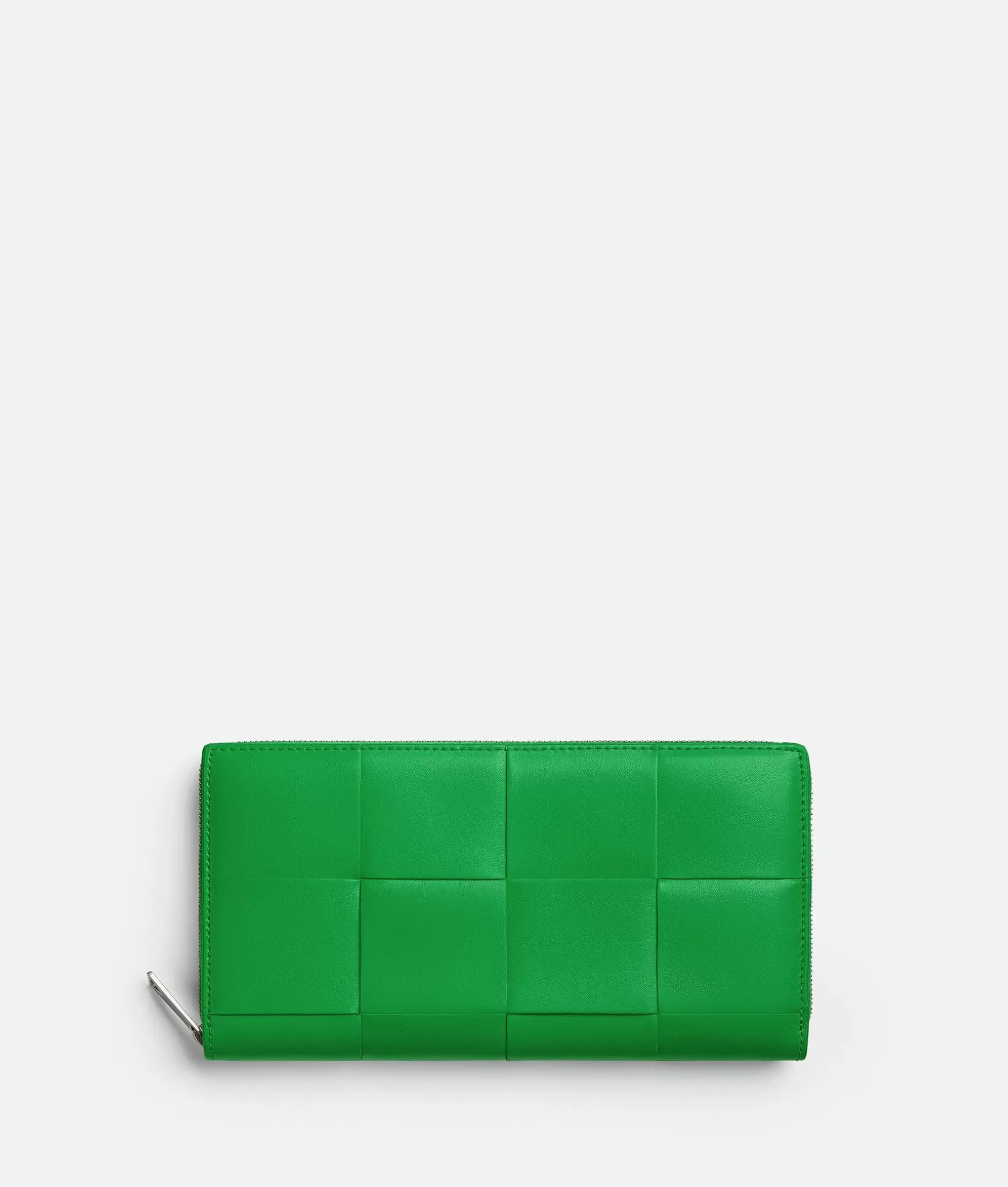 Long Wallets>Bottega Veneta Cassette Zip Around Wallet Parakeet