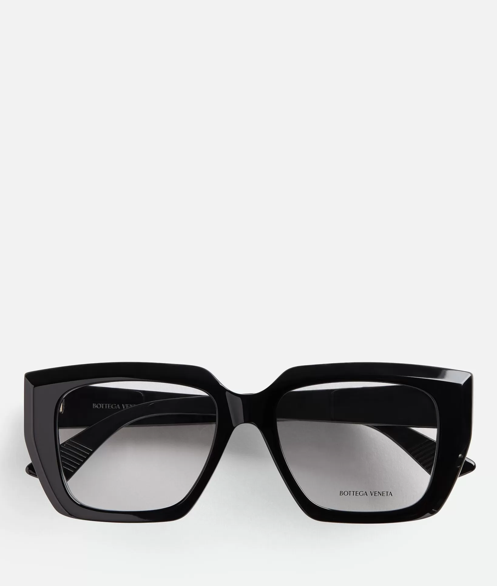 Opticals | Opticals>Bottega Veneta Classic Acetate Square Eyeglasses Black/transparent