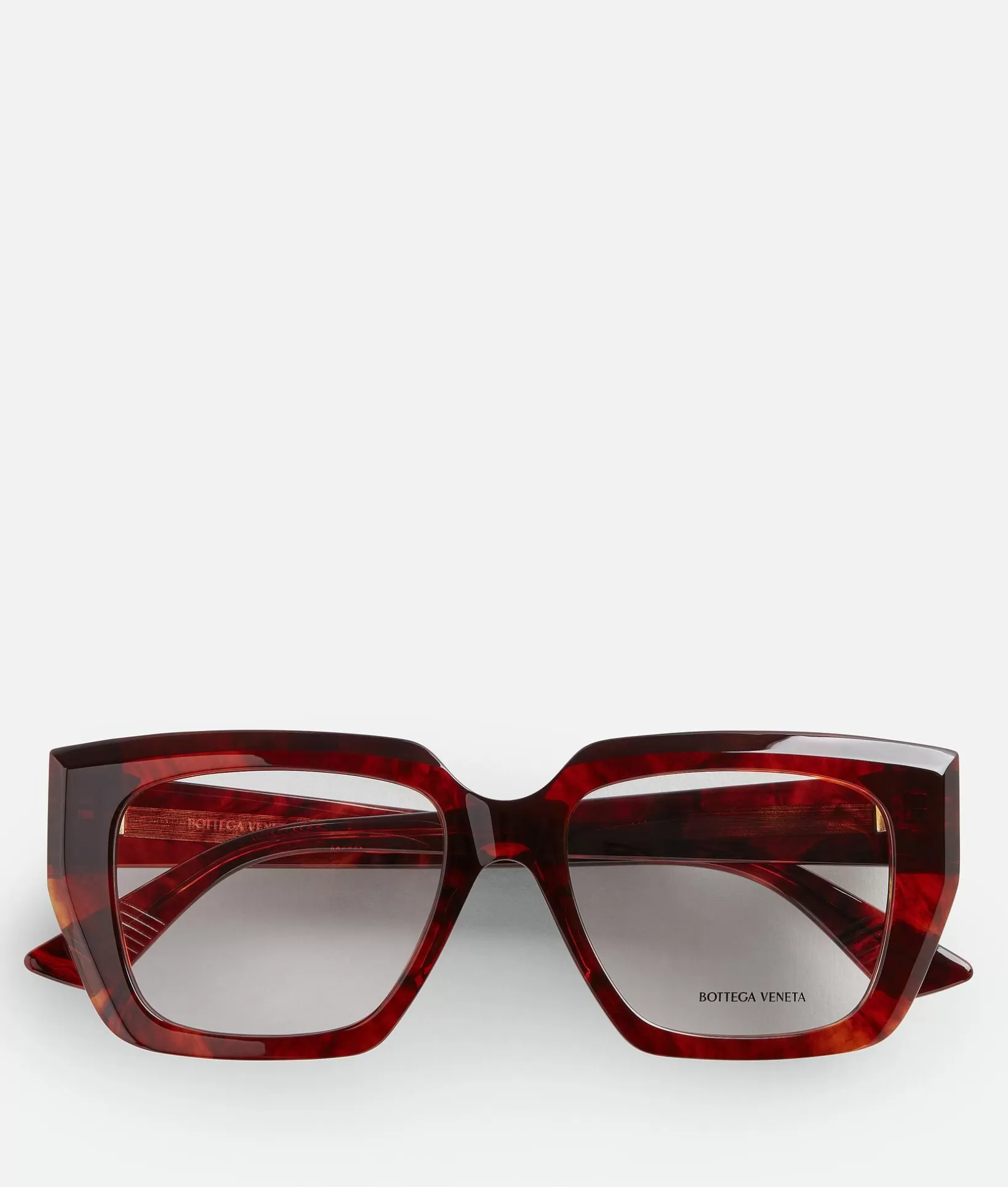 Opticals | Opticals>Bottega Veneta Classic Acetate Square Eyeglasses Havana/transparent