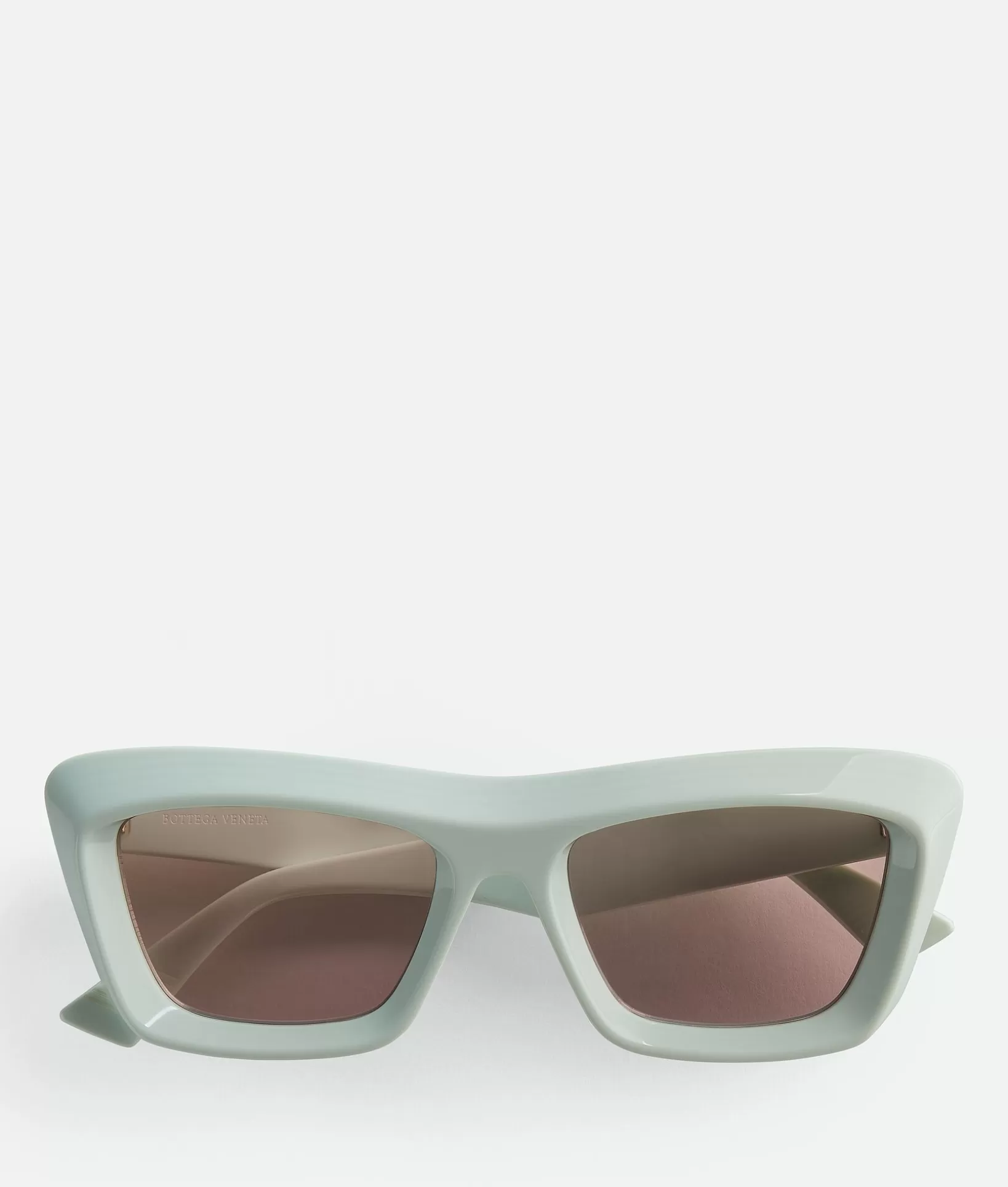 Sunglasses>Bottega Veneta Classic Cat Eye Sunglasses Green/brown