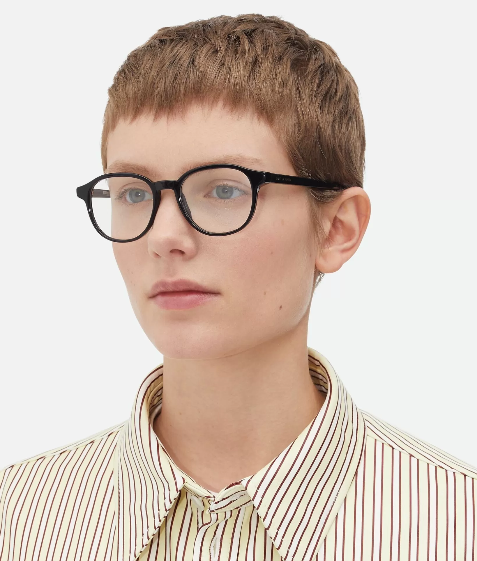 Opticals | Opticals>Bottega Veneta Classic Panthos Eyeglasses Black/transparent