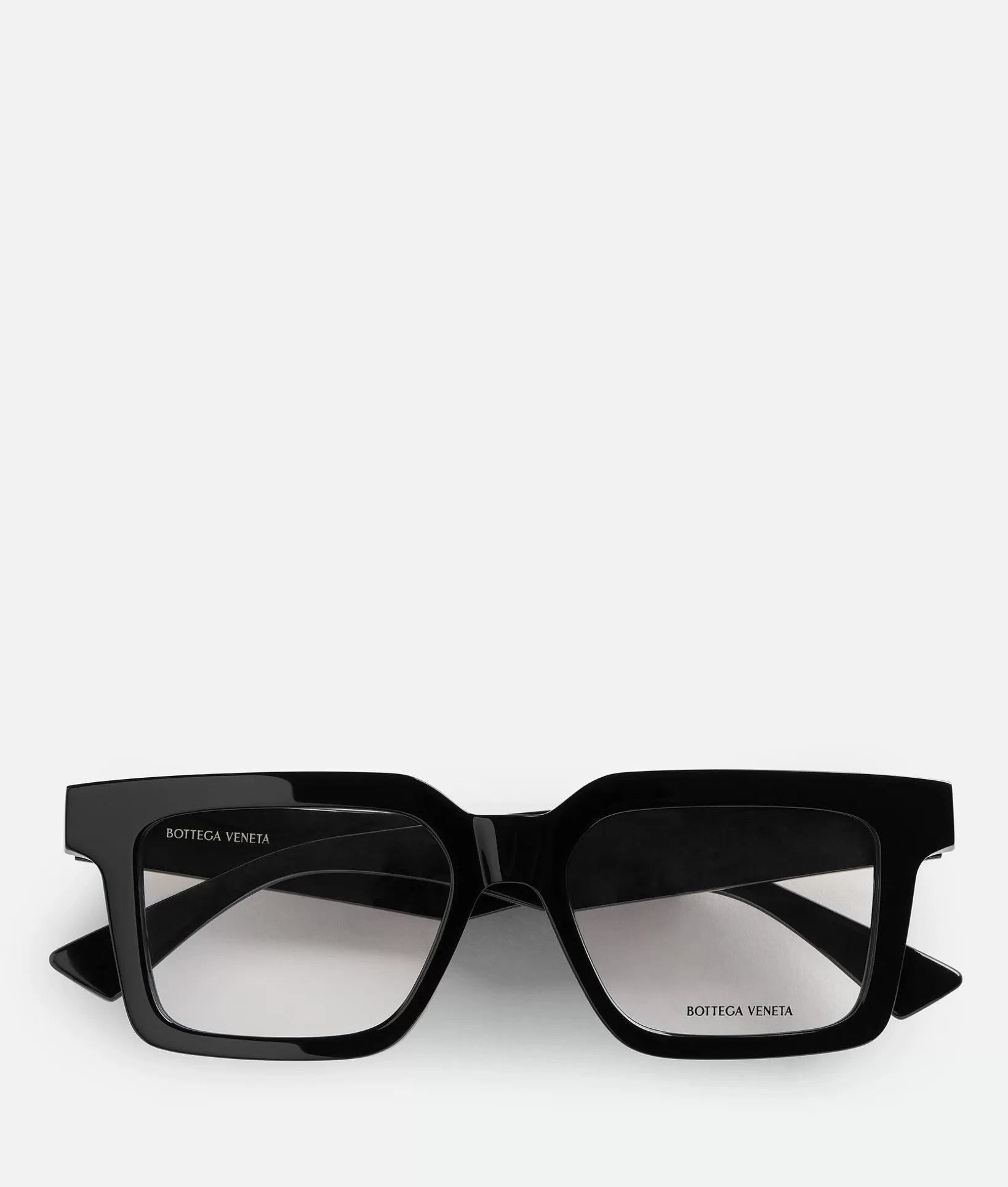 Opticals | Opticals>Bottega Veneta Classic Recycled Acetate Square Eyeglasses Black/transparent