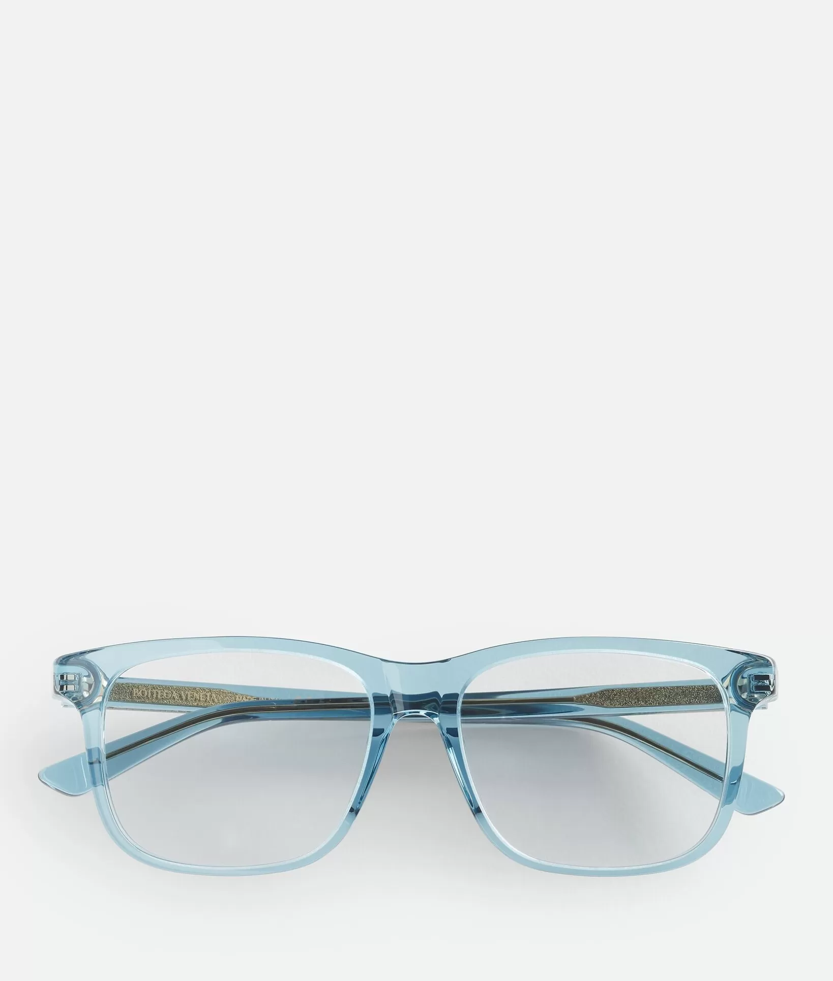 Opticals | Opticals>Bottega Veneta Classic Square Eyeglasses Light blue/transparent