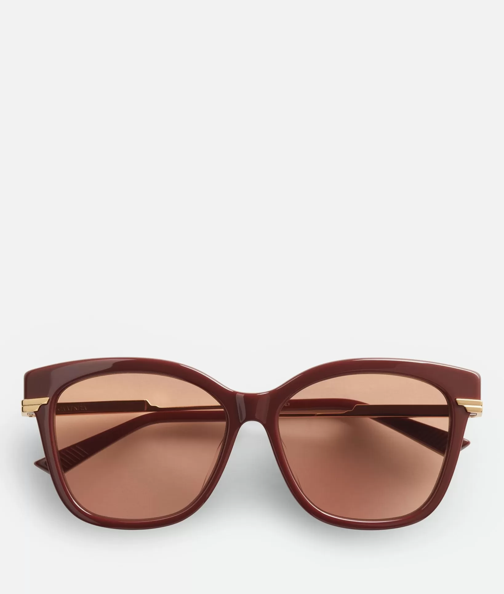 Sunglasses | Sunglasses>Bottega Veneta Classic Square Sunglasses Burgundy/brown