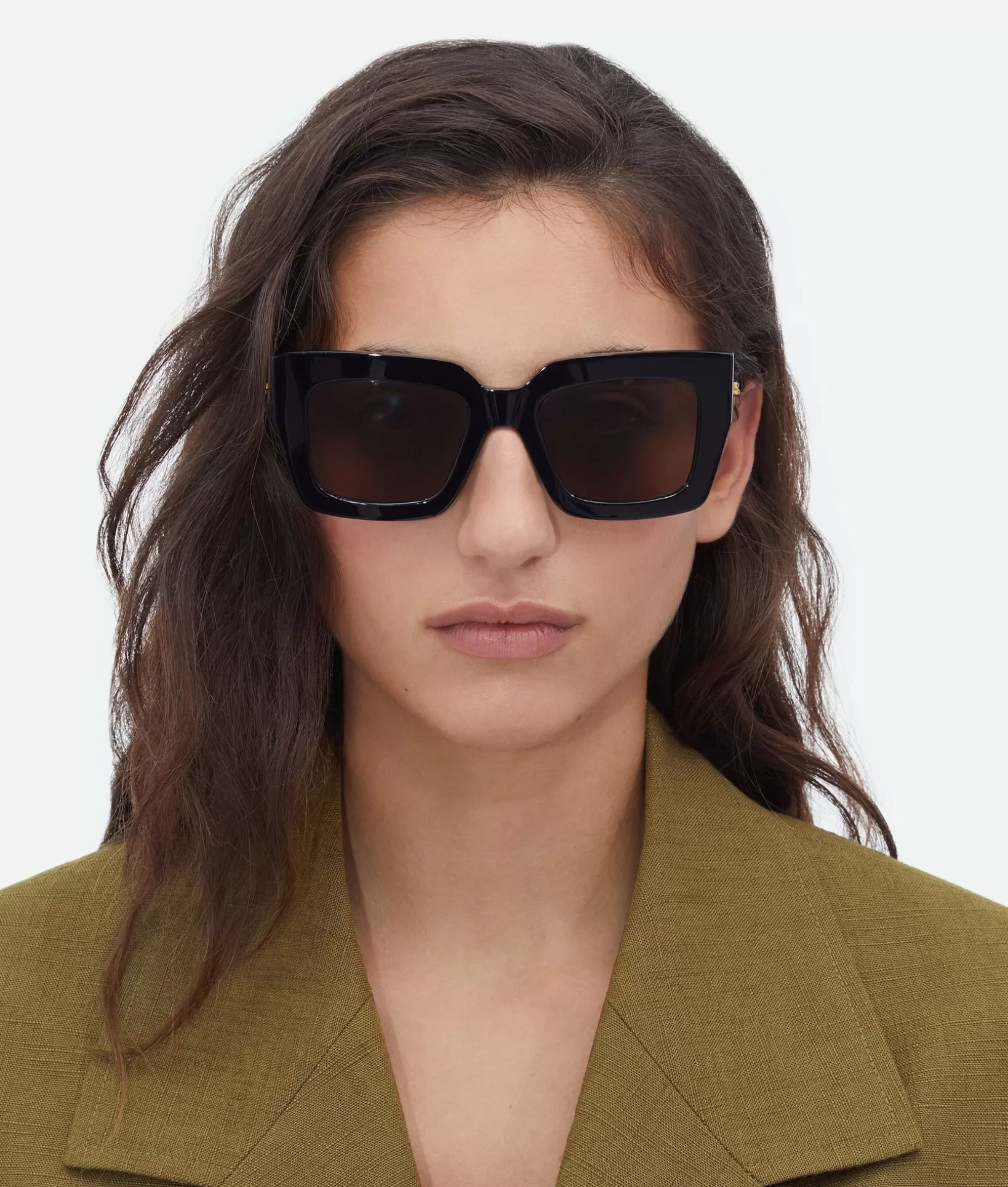 Sunglasses | Sunglasses>Bottega Veneta Classic Square Sunglasses Black / Grey